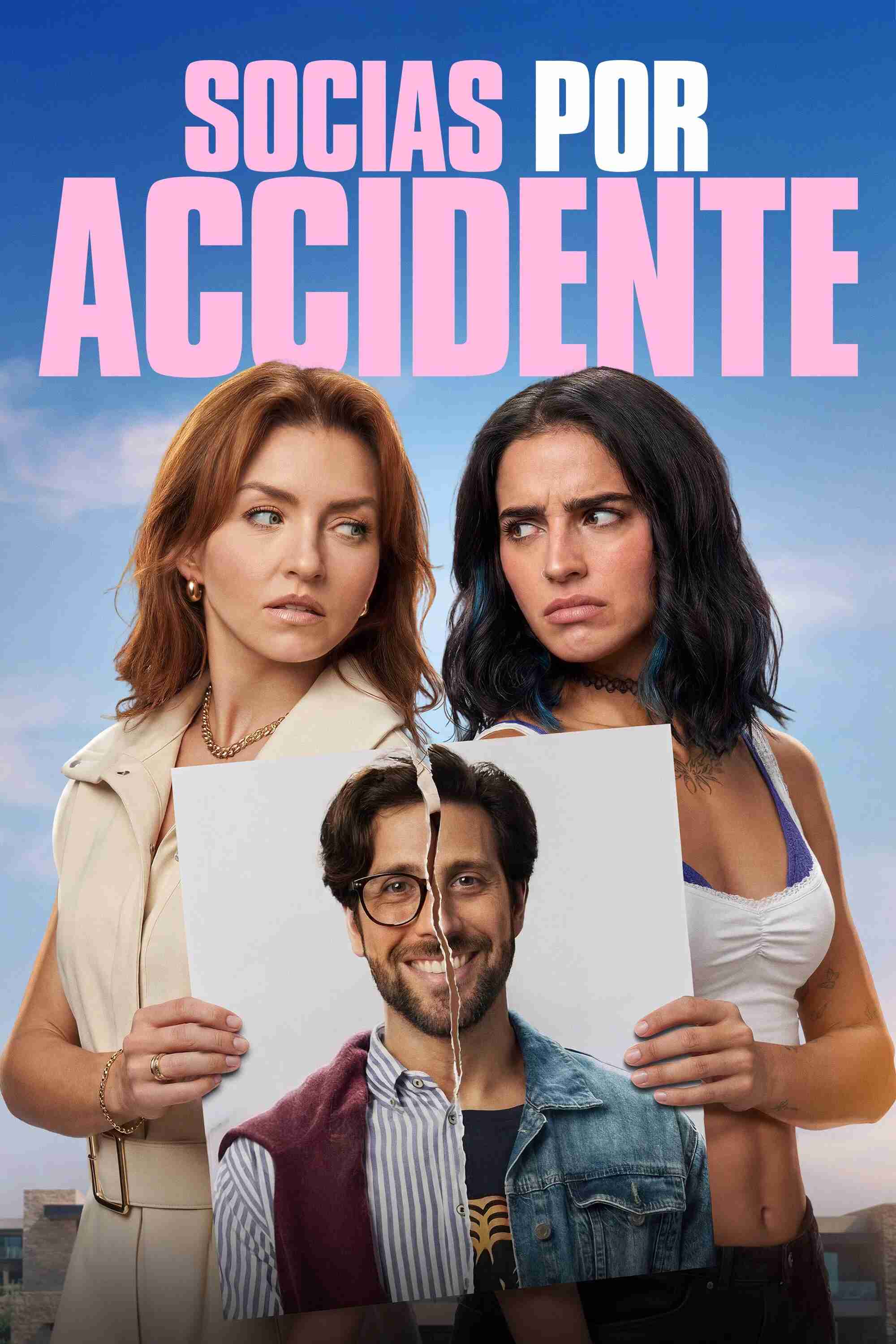 Poster chính thức của phim Phim Hài, Phim Tình Cảm "Đối tác tình cờ" (Accidental Partners - 2026), với sự tham gia của diễn viên Angelique Boyer và Bárbara de Regil.