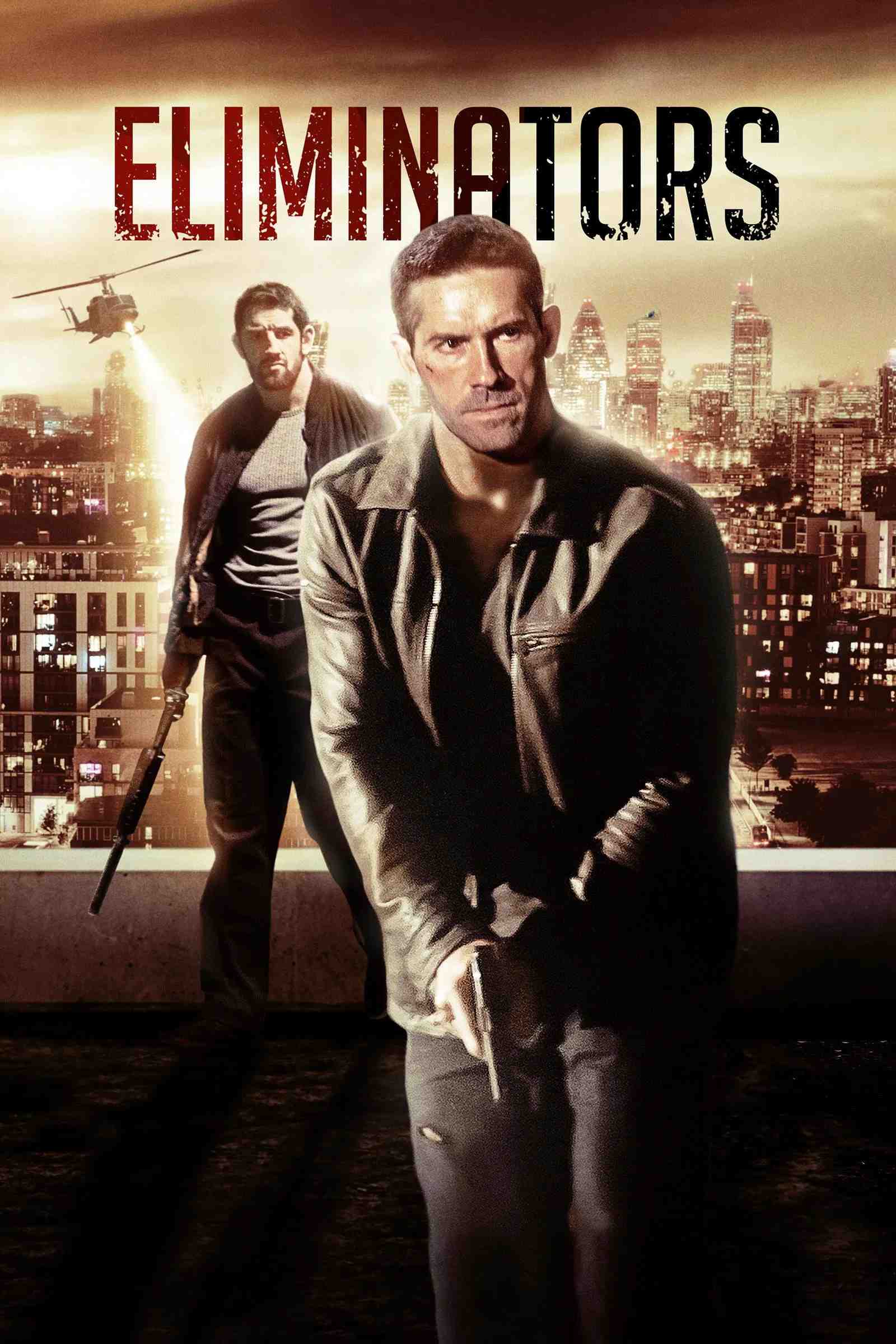Poster chính thức của phim Phim Hành Động, Phim Giật Gân "Đội Thanh Trừng" (Eliminators - 2017), với sự tham gia của diễn viên Scott Adkins và Stuart Bennett.