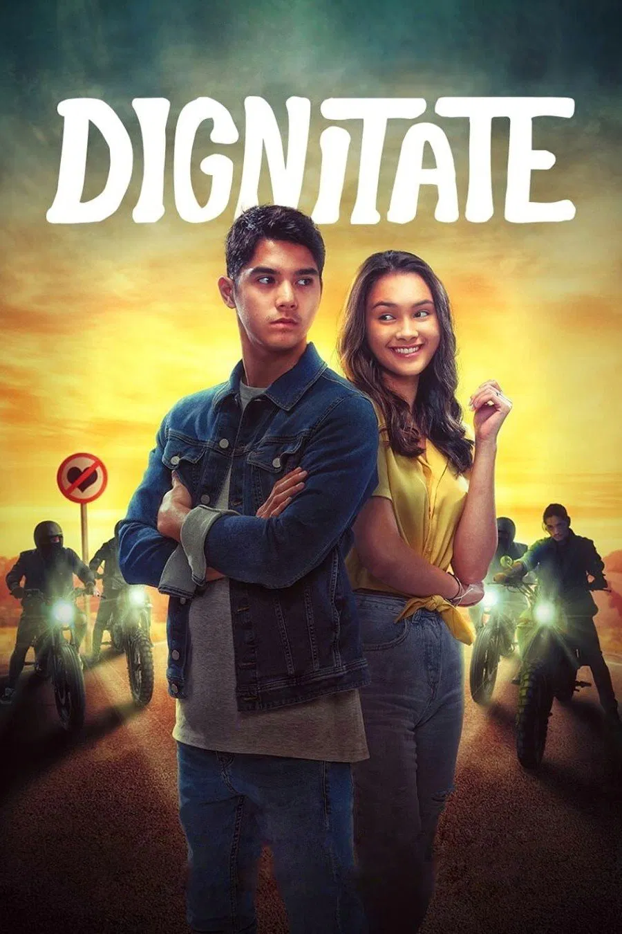 Poster chính thức của phim Phim Tâm Lý, Phim Tình Cảm "Đối Thủ Cùng Bàn" (Dignitate - 2020), với sự tham gia của diễn viên Ahmad Al Ghazali và Caitlin Halderman.