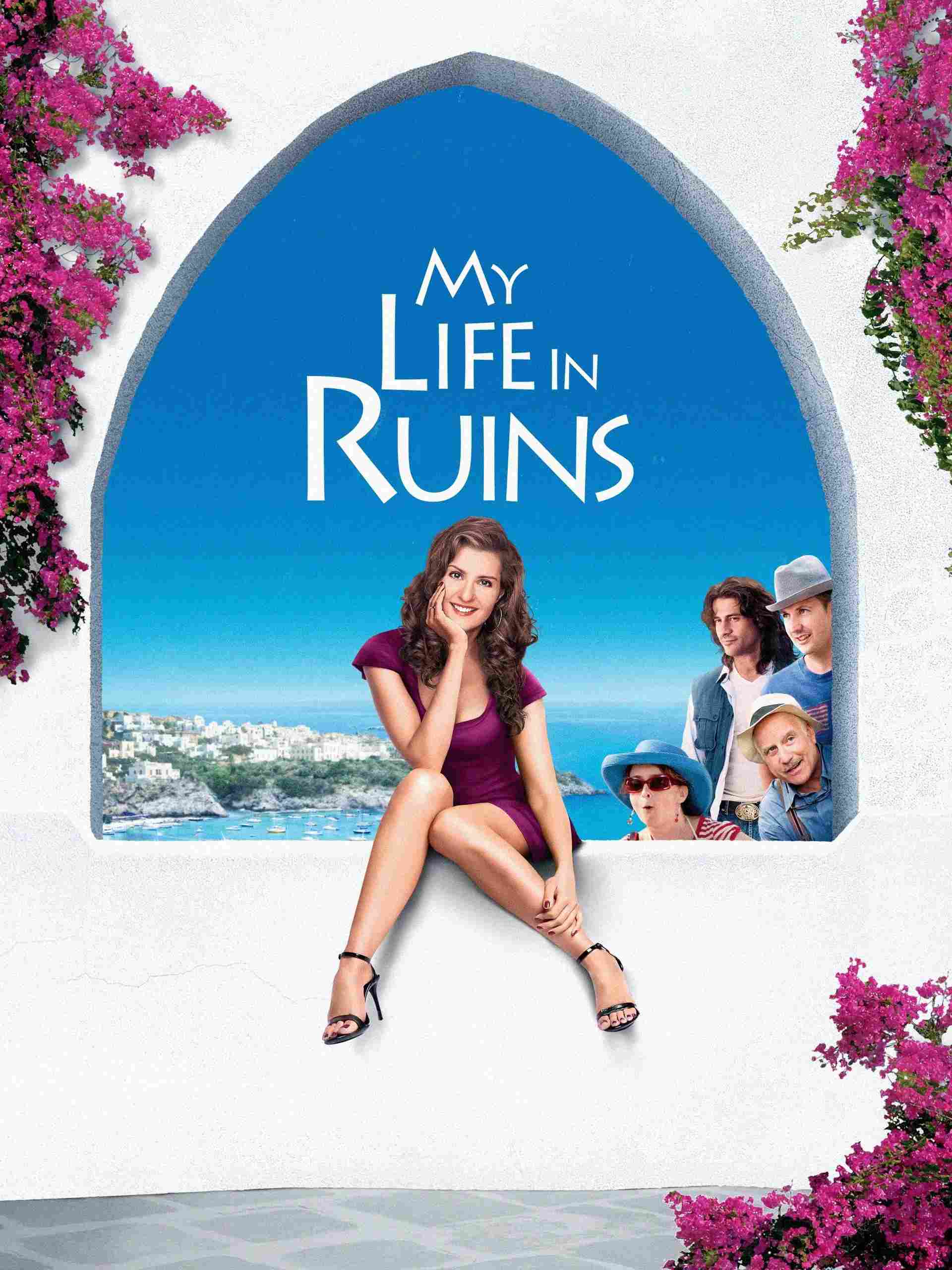 Poster chính thức của phim Phim Hài, Phim Tình Cảm "Đời Tôi Suy Sụp" (My Life in Ruins - 2009), với sự tham gia của diễn viên Nia Vardalos và Richard Dreyfuss.