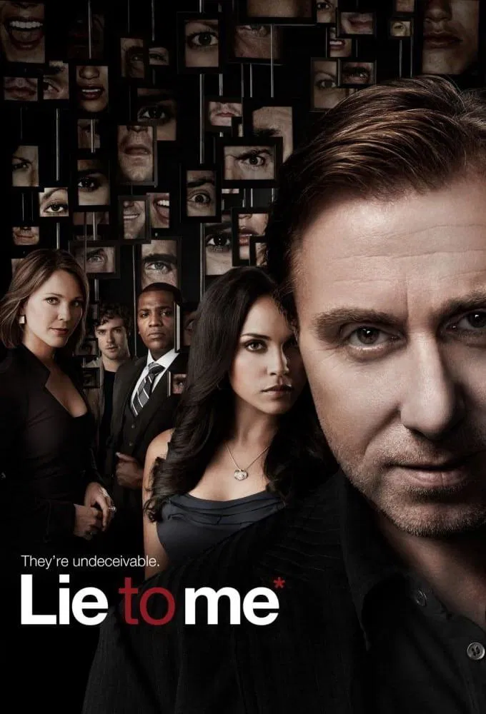 Poster chính thức của phim Phim Hình Sự, Phim Tâm Lý "Dối Trá (Phần 2)" (Lie to Me - 2009), với sự tham gia của diễn viên Tim Roth và Kelli Williams.