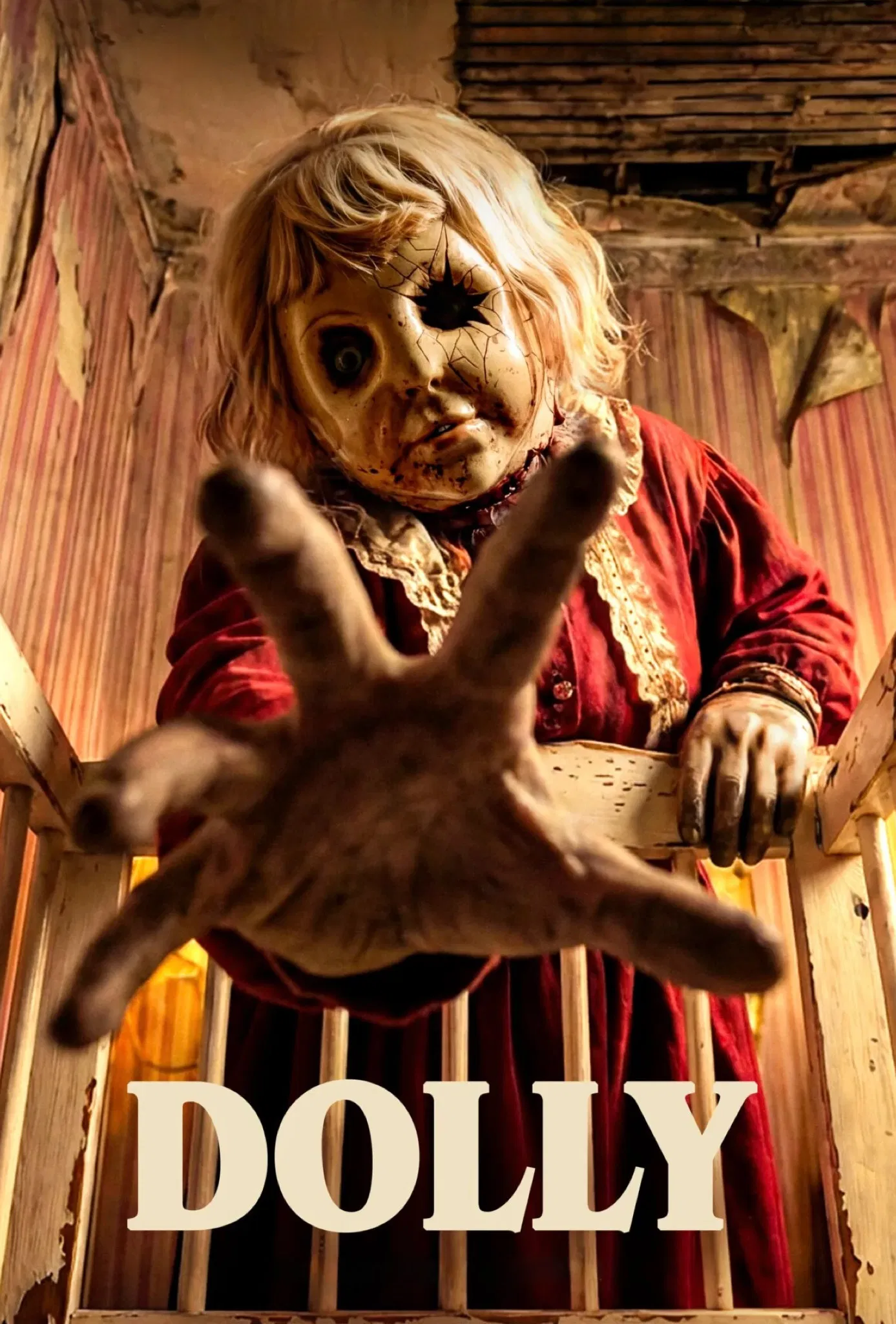 Poster chính thức của phim Phim Kinh Dị "Dolly" (Dolly - 2026), với sự tham gia của diễn viên Max Lindsey và Fabianne Therese.
