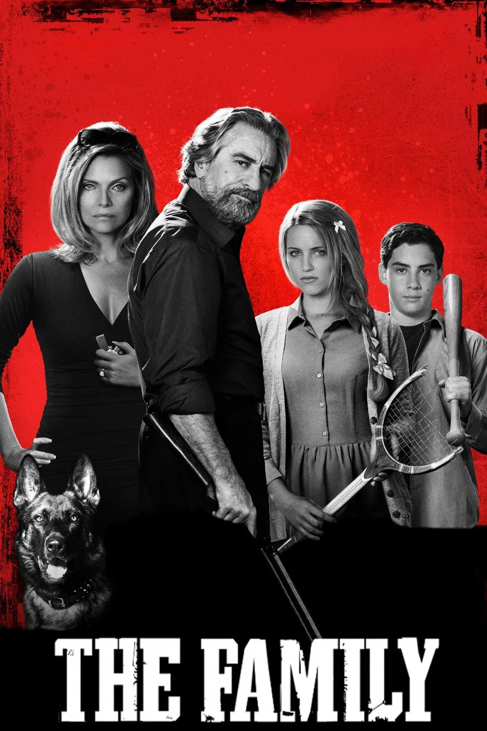 Poster chính thức của phim Phim Hình Sự, Phim Hài "Đơn Giản Tôi Là Mafia" (The Family - 2013), với sự tham gia của diễn viên Robert De Niro và Michelle Pfeiffer.