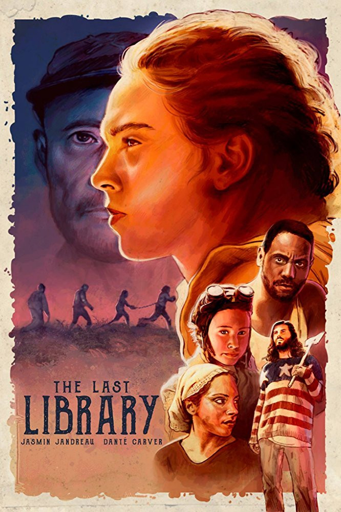 Poster chính thức của phim Phim Phiêu Lưu, Phim Tâm Lý "Đơn vị chiến thuật: Comrades in Arms" (The Last Library - 2017), với sự tham gia của diễn viên Jet Jandreau và Acadia Colan.