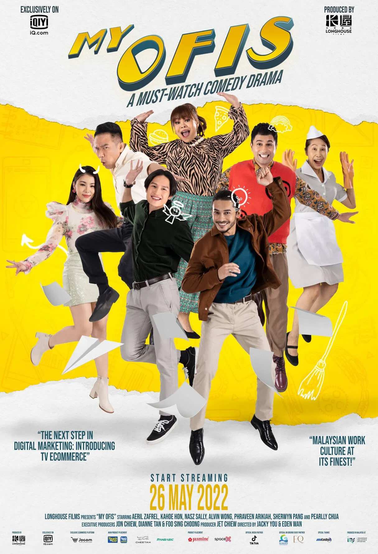 Poster chính thức của phim Phim Hài "Đồng Nghiệp Quái Đản Của Tôi" (My Ofis - 2022).
