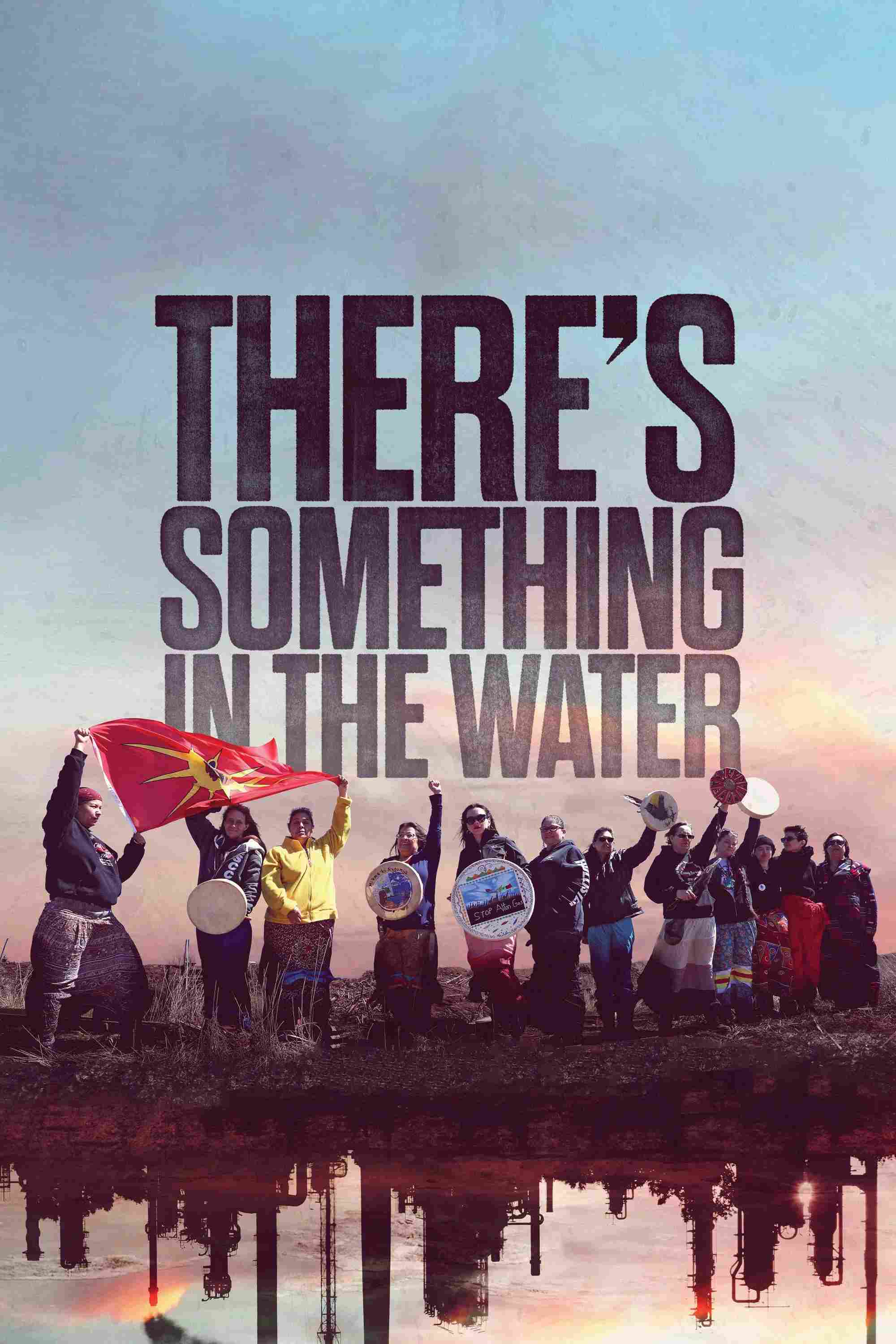 Poster chính thức của phim Phim Tài Liệu "Dòng Nước Độc" (There's Something in the Water - 2019), với sự tham gia của diễn viên Stephen Colbert và Dorene Bernard.