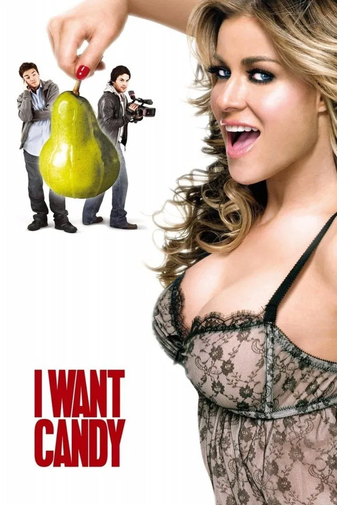 Poster chính thức của phim Phim Tâm Lý, Phim Hài "Đóng Phim Người Lớn" (I Want Candy - 2007), với sự tham gia của diễn viên Tom Riley và Tom Burke.