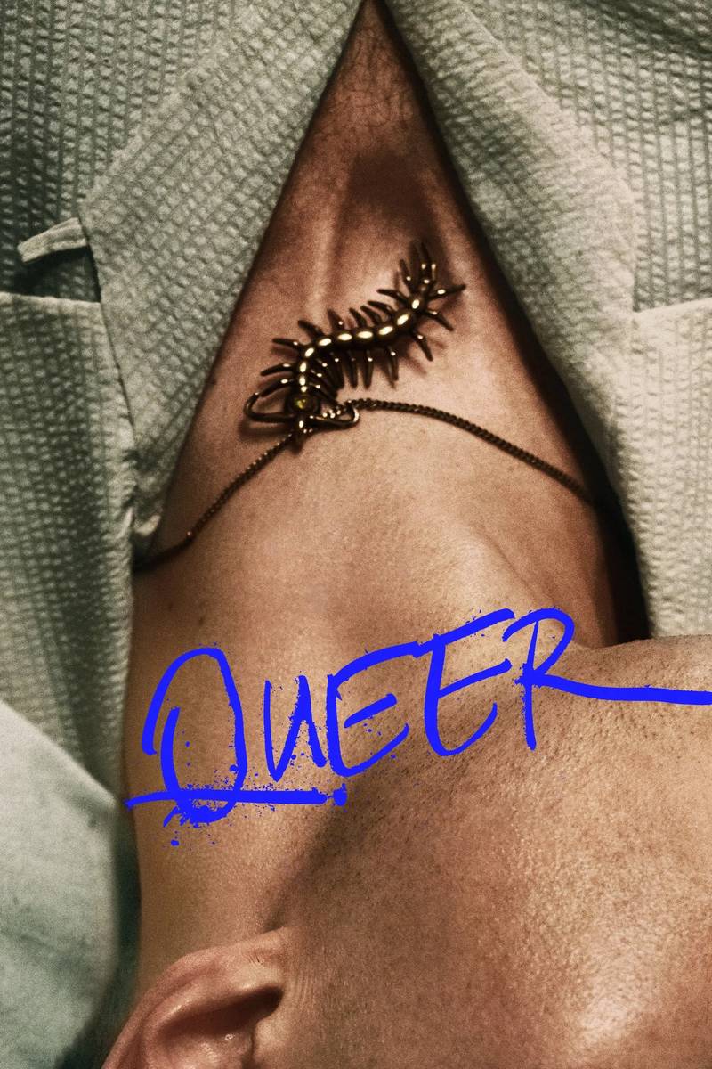 Poster chính thức của phim Phim Tâm Lý, Phim Tình Cảm "Đồng Tính" (Queer - 2024), với sự tham gia của diễn viên Daniel Craig và Drew Starkey.