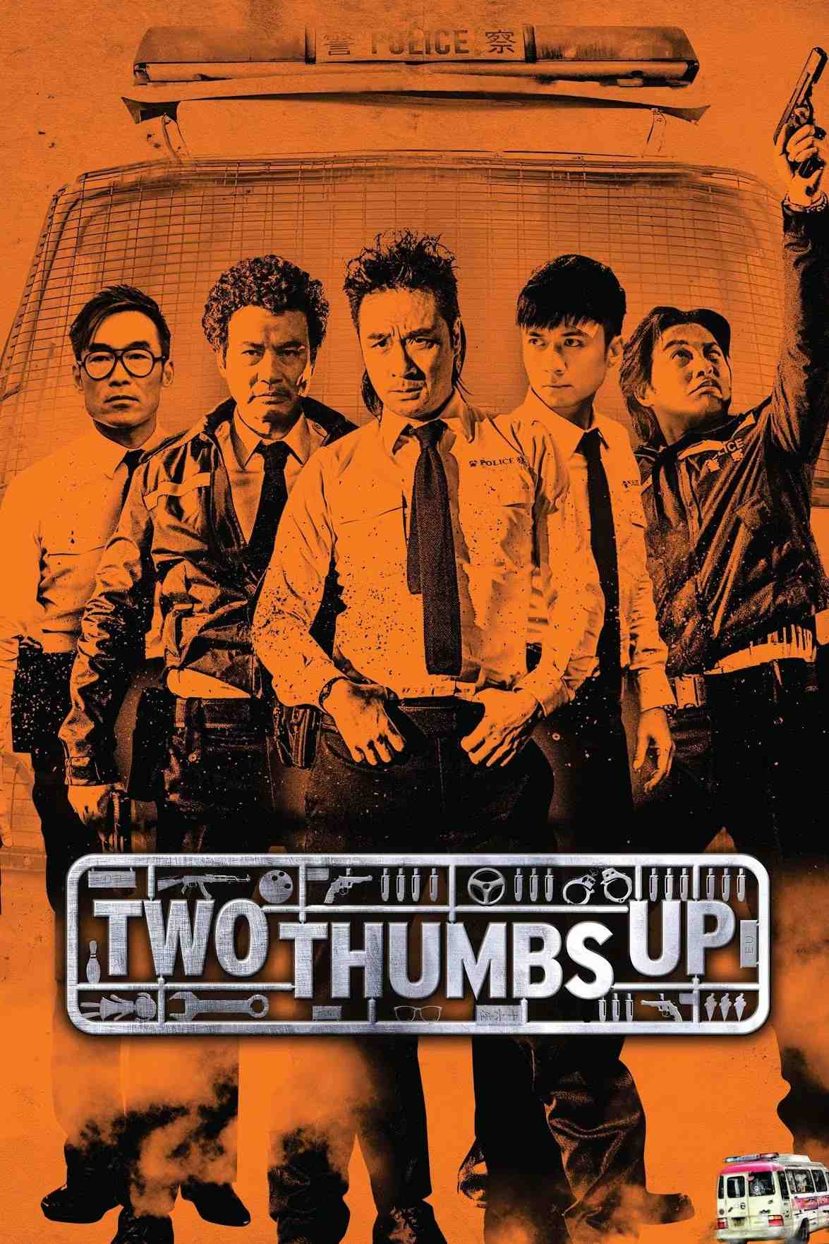 Poster chính thức của phim Phim Hành Động, Phim Hình Sự "Đột Kích" (Two Thumbs Up - 2015), với sự tham gia của diễn viên Ngô Trấn Vũ và Nhậm Đạt Hoa.