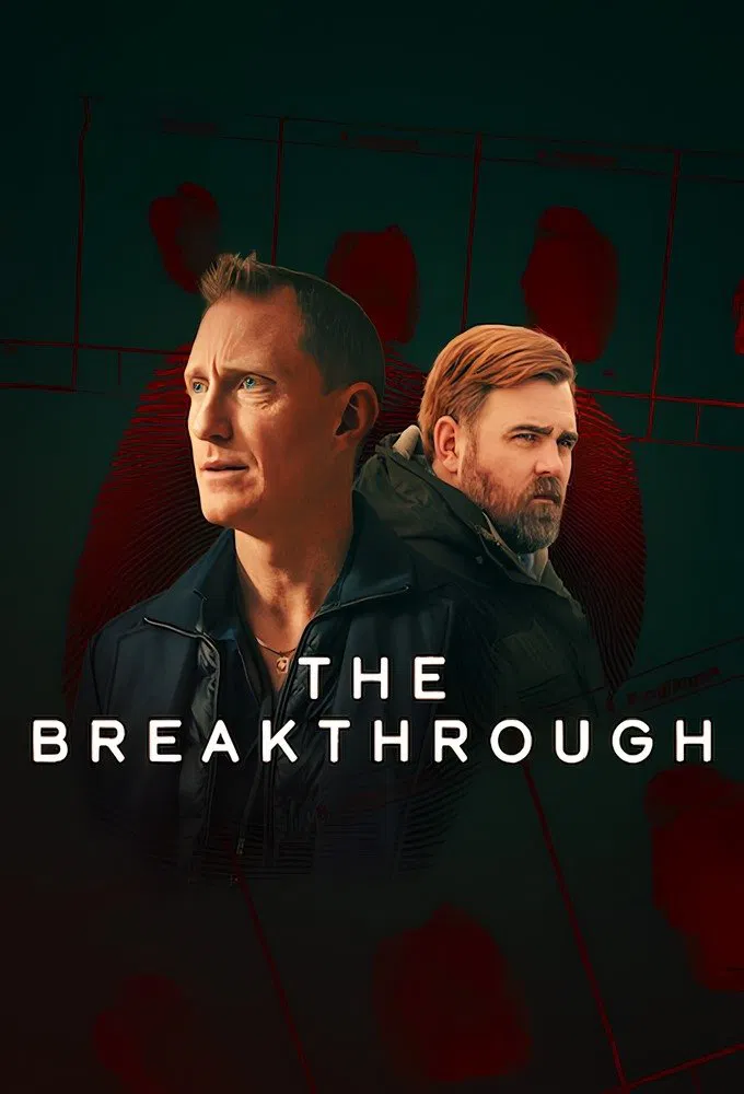 Poster chính thức của phim Phim Tâm Lý, Phim Hình Sự "Đột Phá Quyết Định" (The Breakthrough - 2025), với sự tham gia của diễn viên Peter Eggers và Mattias Nordkvist.