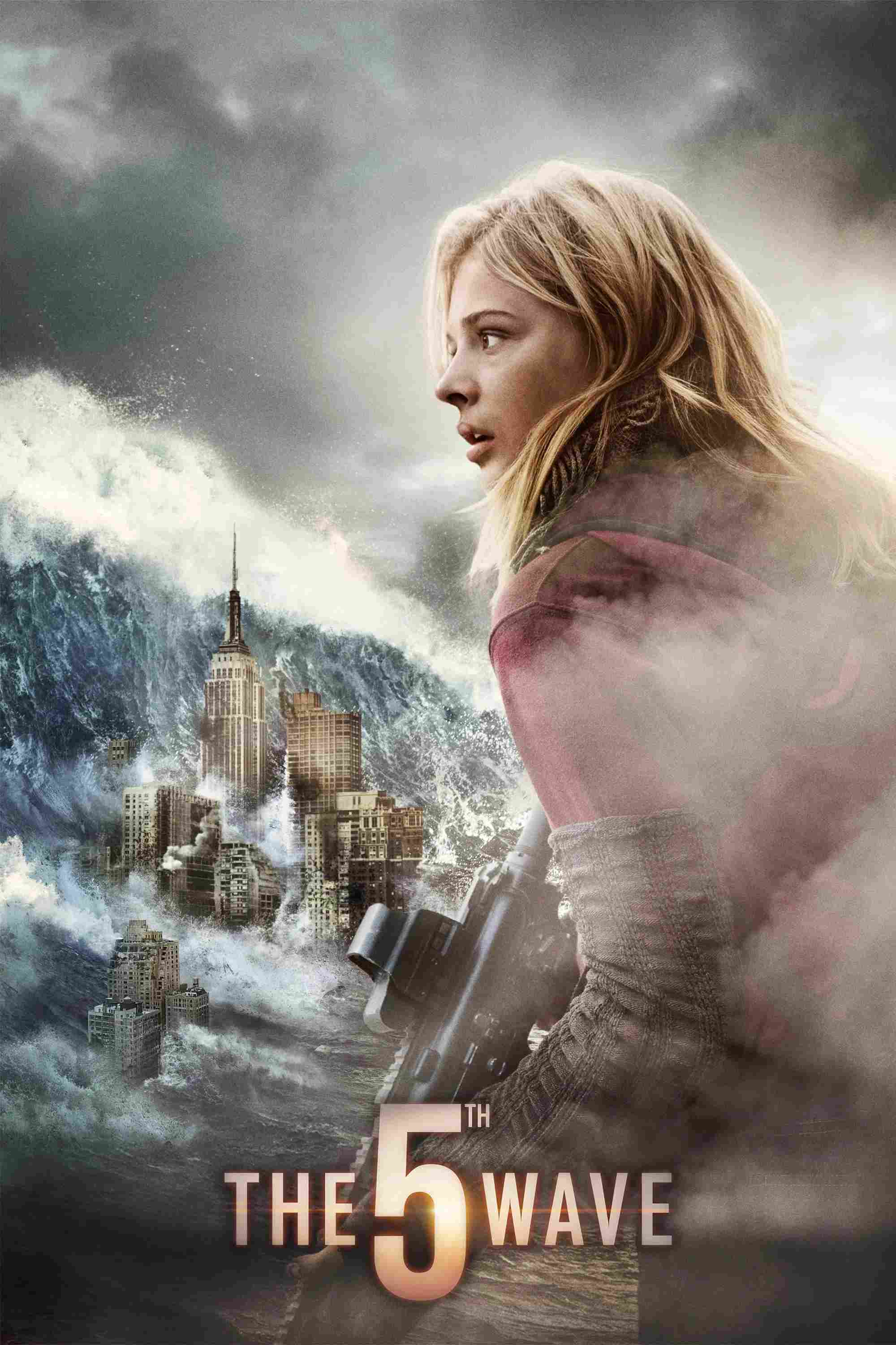 Poster chính thức của phim Phim Viễn Tưởng, Phim Phiêu Lưu "Đợt Tấn Công Thứ 5" (The 5th Wave - 2016), với sự tham gia của diễn viên Chloë Grace Moretz và Nick Robinson.