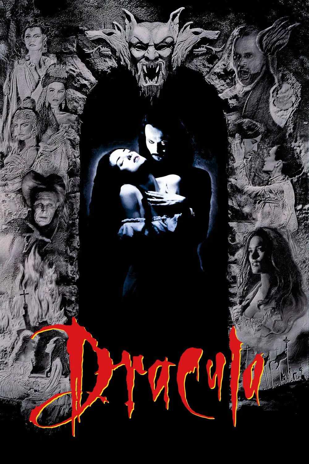 Poster chính thức của phim Phim Tình Cảm, Phim Kinh Dị "Dracula: Bá tước ma cà rồng" (Bram Stoker's Dracula - 1992), với sự tham gia của diễn viên Gary Oldman và Winona Ryder.
