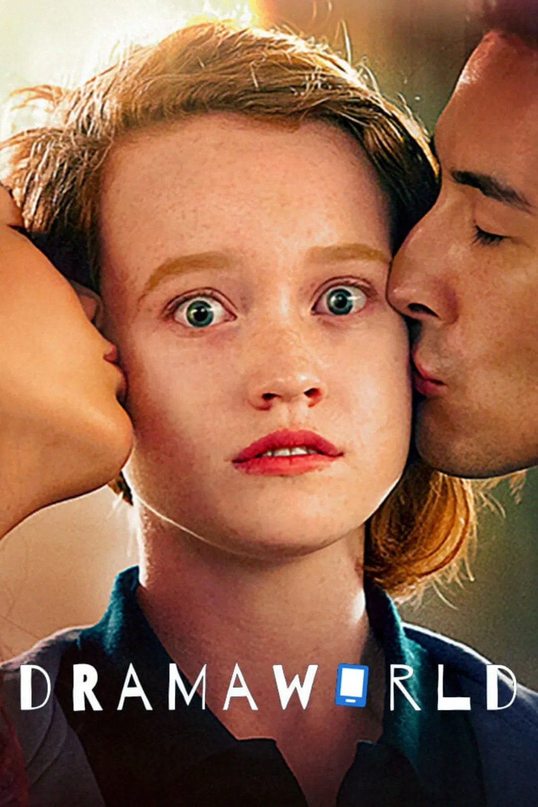 Poster chính thức của phim Phim Hài, Phim Tâm Lý "Dramaworld" (Dramaworld - 2016), với sự tham gia của diễn viên Liv Hewson và Sean Dulake.