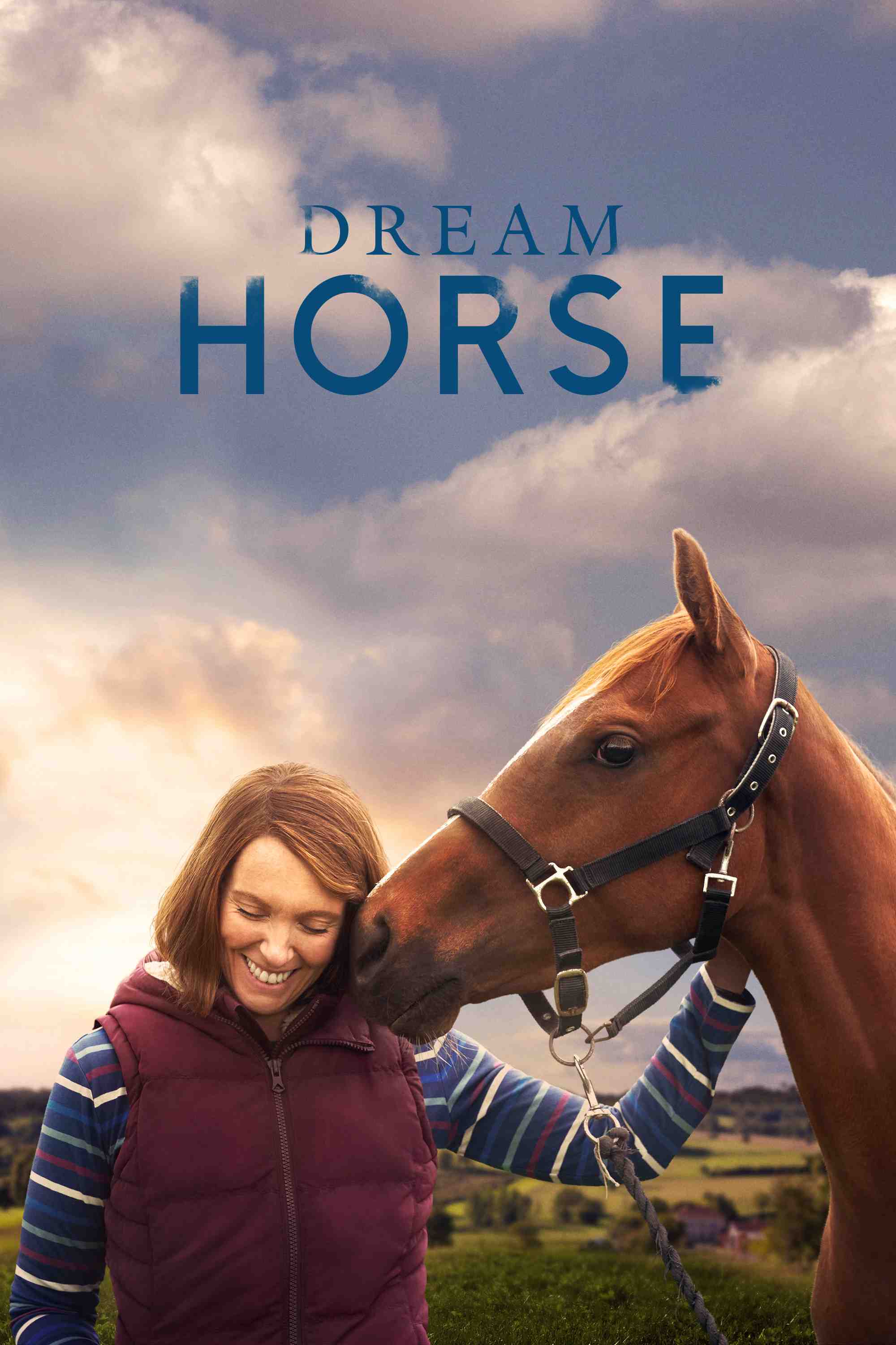 Poster chính thức của phim Phim Hài, Phim Tâm Lý "Dream Horse" (Dream Horse - 2021), với sự tham gia của diễn viên Toni Collette và Owen Teale.
