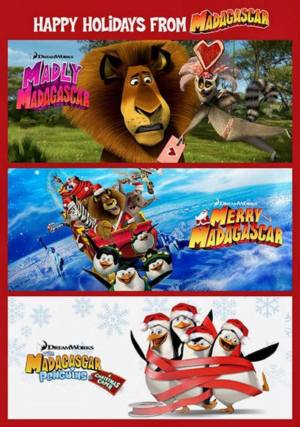 Poster phim DreamWorks: Kỳ nghỉ thú vị ở Madagascar