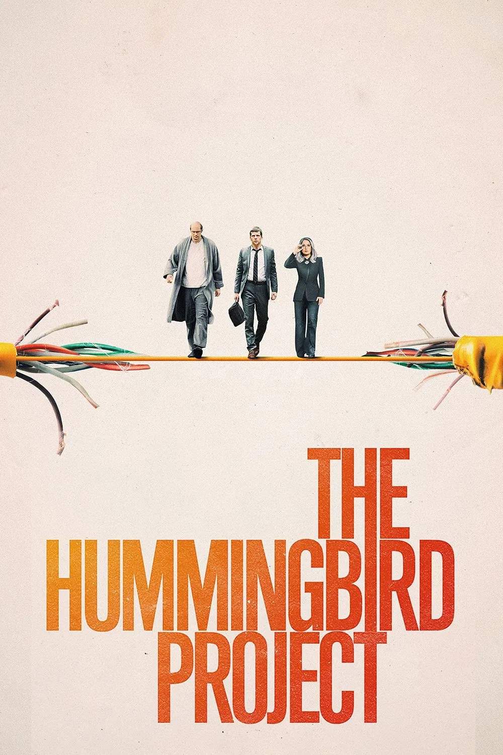 Poster chính thức của phim Phim Giật Gân, Phim Tâm Lý "Dự Án Chim Ruồi" (The Hummingbird Project - 2019), với sự tham gia của diễn viên Jesse Eisenberg và Alexander Skarsgård.