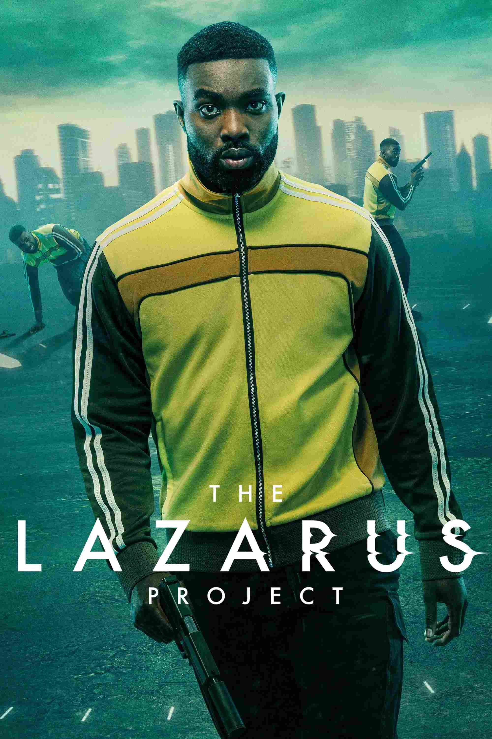 Poster chính thức của phim Phim Viễn Tưởng & Giả Tưởng, Phim Tâm Lý "Dự Án Lazarus" (The Lazarus Project - 2022), với sự tham gia của diễn viên Paapa Essiedu và Rudi Dharmalingam.