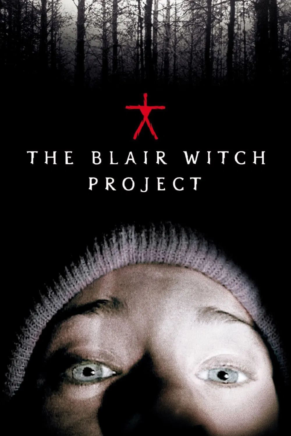 Poster chính thức của phim Phim Kinh Dị, Phim Bí Ẩn "Dự Án Phù Thủy Rừng Blair" (The Blair Witch Project - 1999), với sự tham gia của diễn viên Heather Donahue và Joshua Leonard.