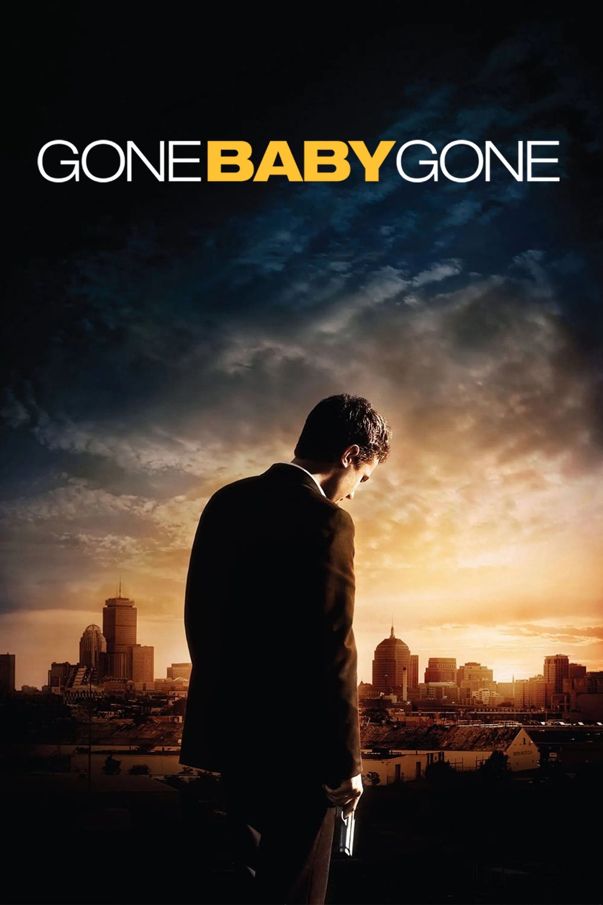 Poster chính thức của phim Phim Hình Sự, Phim Tâm Lý "Đứa Bé Mất Tích" (Gone Baby Gone - 2007), với sự tham gia của diễn viên Casey Affleck và Michelle Monaghan.