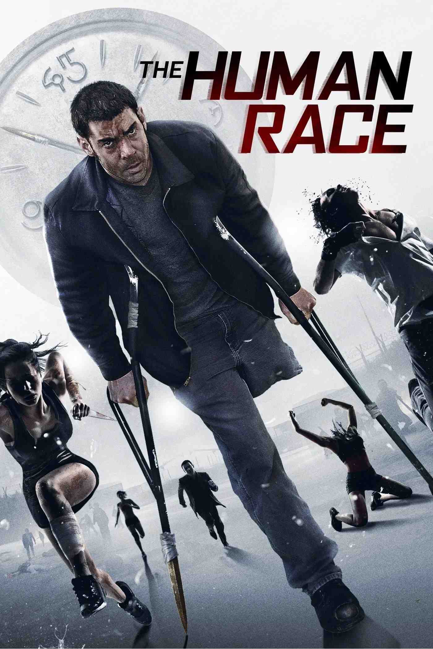 Poster chính thức của phim Phim Kinh Dị, Phim Viễn Tưởng "Đua Hoặc Chết" (The Human Race - 2013), với sự tham gia của diễn viên Paul McCarthy-Boyington và Eddie McGee.