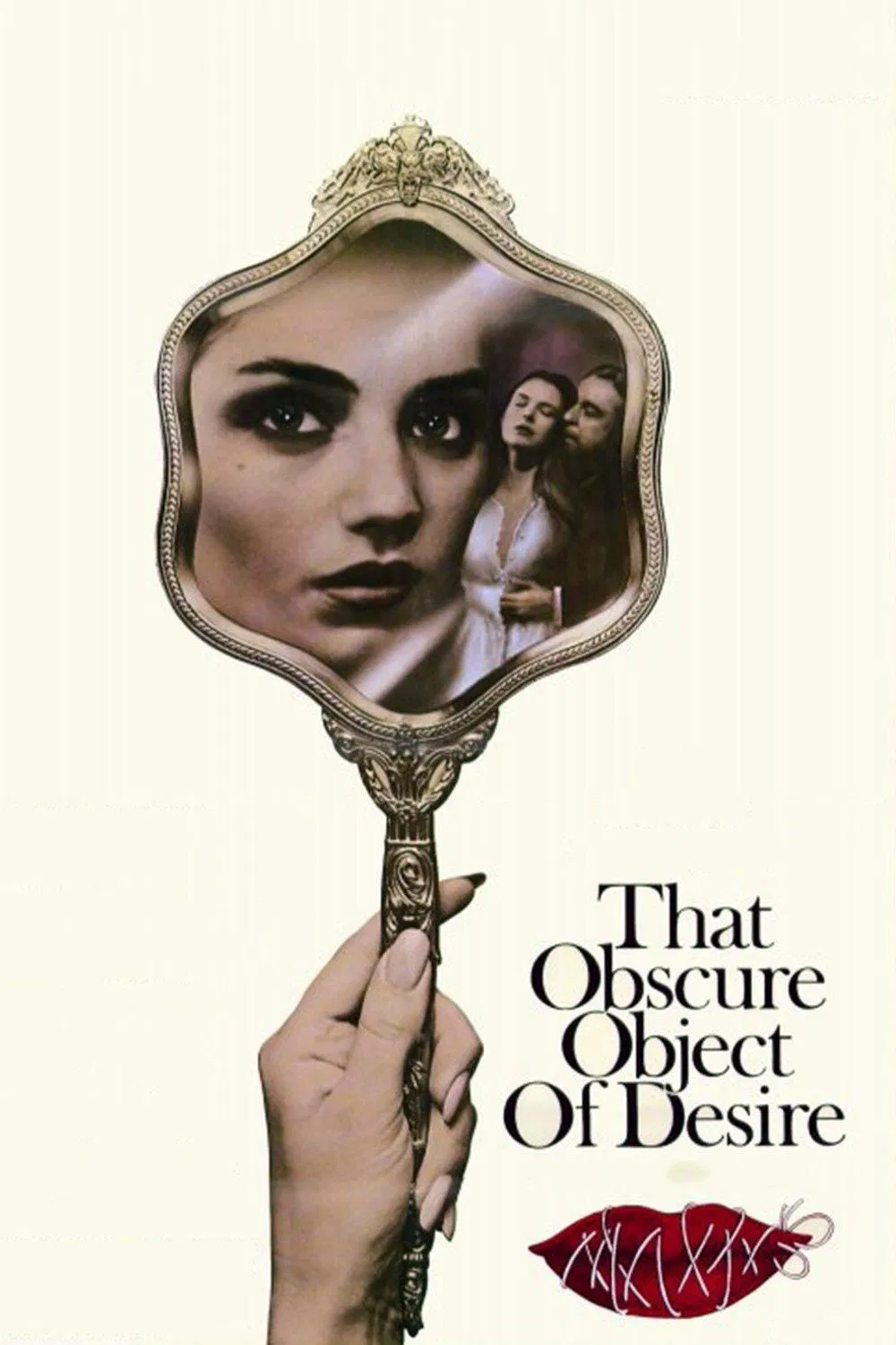 Poster chính thức của phim Phim Hài, Phim Tâm Lý "Dục Vọng Mơ Hồ" (That Obscure Object of Desire - 1977), với sự tham gia của diễn viên Fernando Rey và Carole Bouquet.
