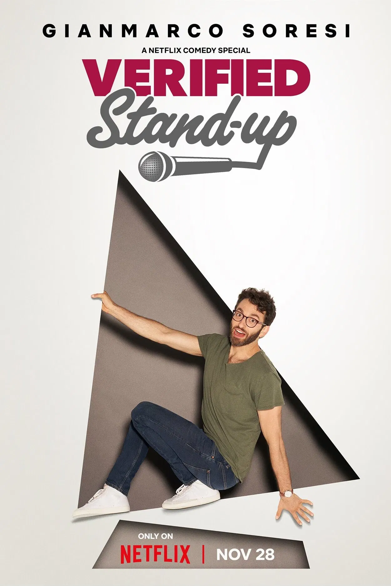 Poster chính thức của phim Phim Hài "Đúng là độc thoại" (Verified Stand-Up - 2023).