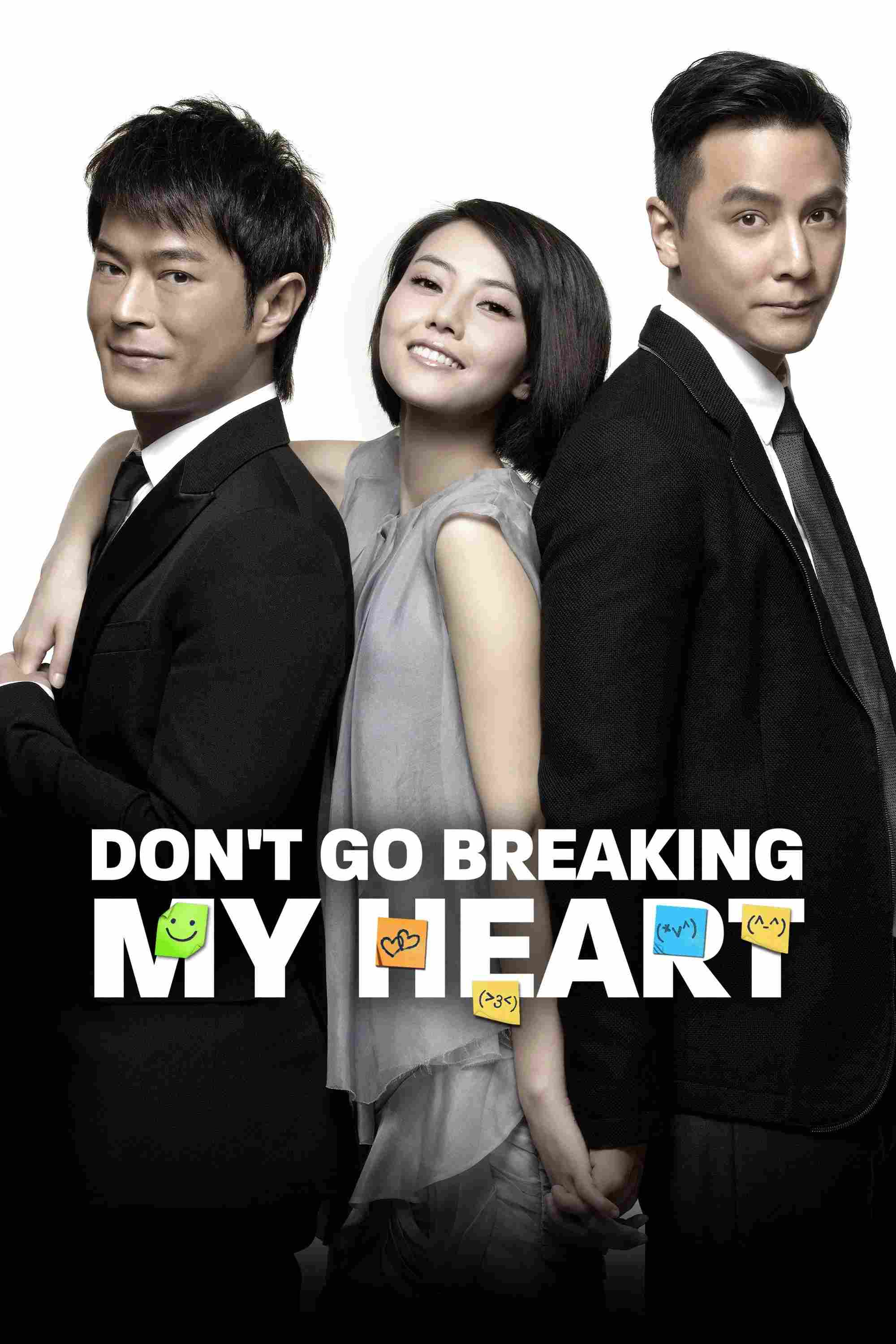 Poster chính thức của phim Phim Tình Cảm, Phim Hài "Đừng Làm Tan Nát Trái Tim Tôi" (Don't Go Breaking My Heart - 2011), với sự tham gia của diễn viên Cổ Thiên Lạc và Cao Viên Viên.