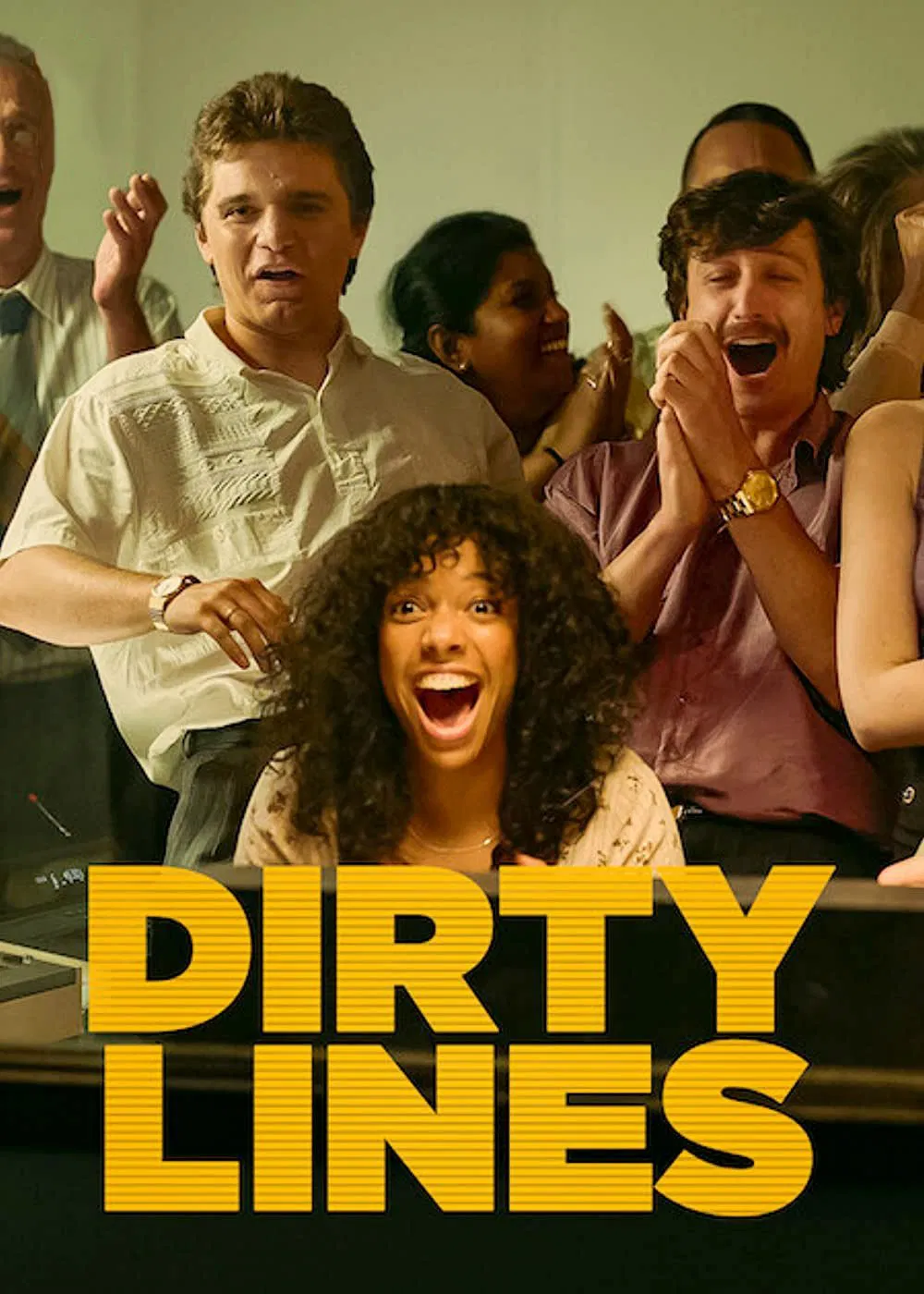 Poster chính thức của phim Phim Tâm Lý "Đường dây dục vọng" (Dirty Lines - 2022), với sự tham gia của diễn viên Joy Delima và Minne Koole.