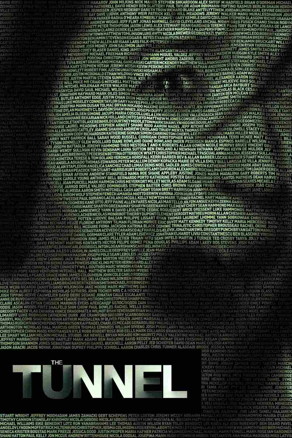 Poster chính thức của phim Phim Kinh Dị, Phim Giật Gân "Đường Hầmm" (The Tunnel - 2011), với sự tham gia của diễn viên Luke Arnold và James Caitlin.