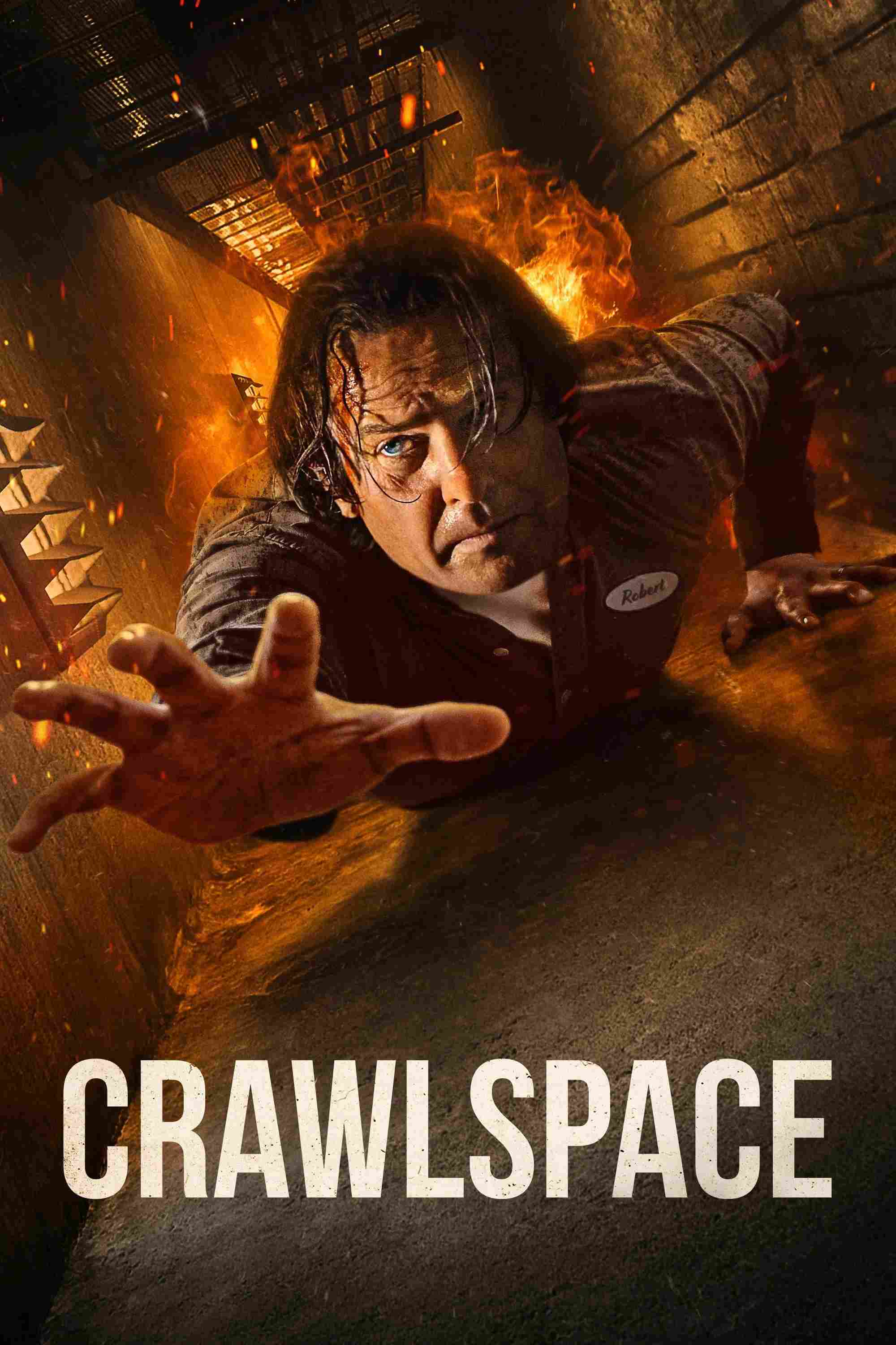 Poster chính thức của phim Phim Giật Gân, Phim Hình Sự "Đường Ống" (Crawlspace - 2022), với sự tham gia của diễn viên Henry Thomas và Bradley Stryker.