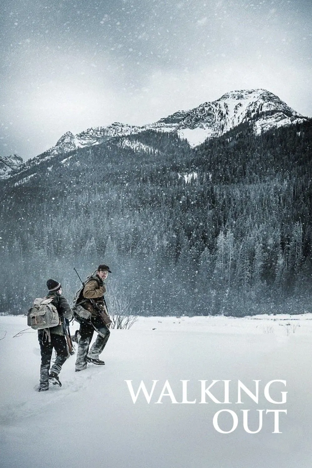 Poster chính thức của phim Phim Phiêu Lưu, Phim Tâm Lý "Đường Trở Về" (Walking Out - 2017), với sự tham gia của diễn viên Matt Bomer và Josh Wiggins.