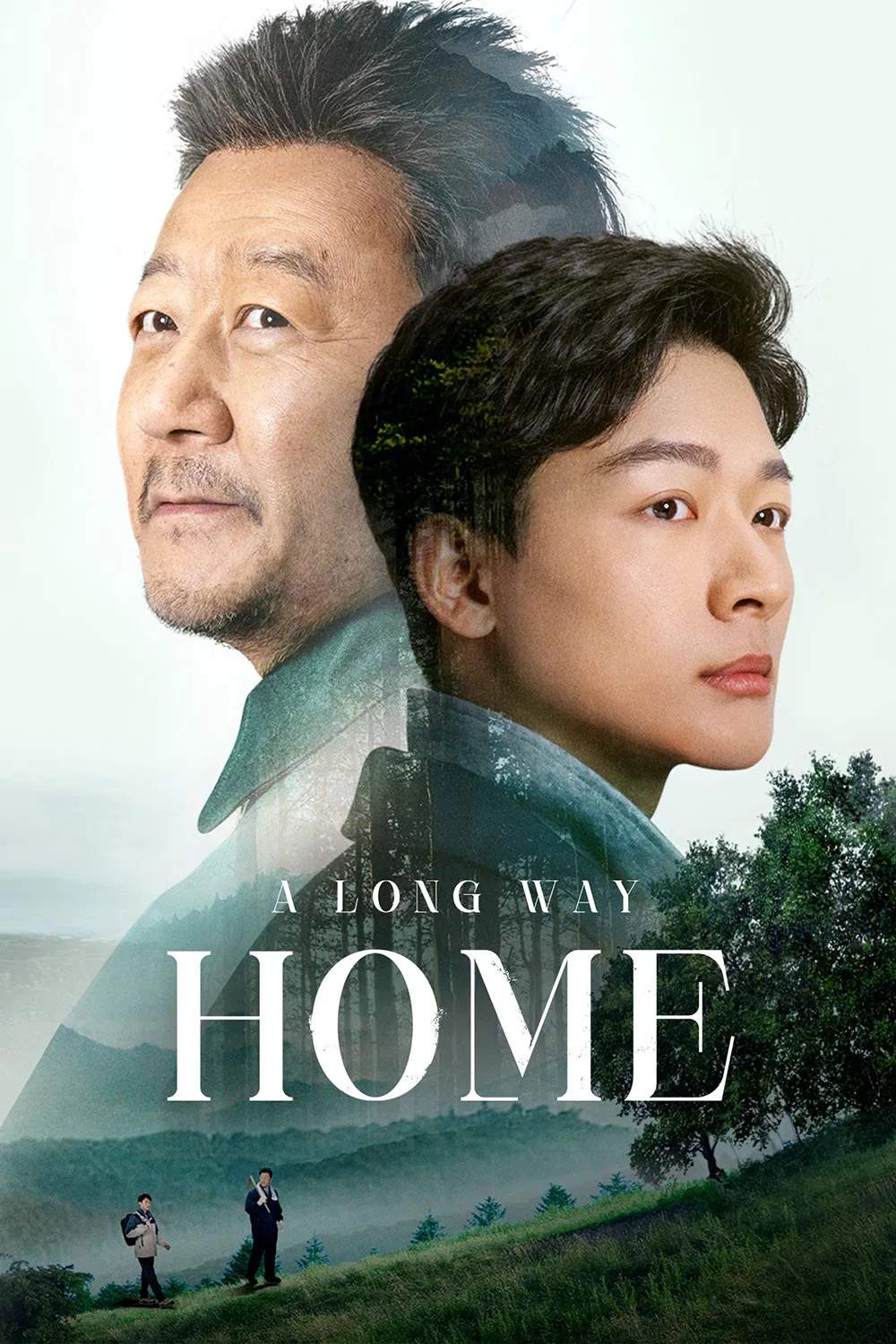 Poster chính thức của phim Phim Tâm Lý "Đường Về Gian Nan (Vinh Quang Của Bậc Cha Chú)" (A Long Way Home - 2023), với sự tham gia của diễn viên Trương Vãn Ý và Quách Đào.