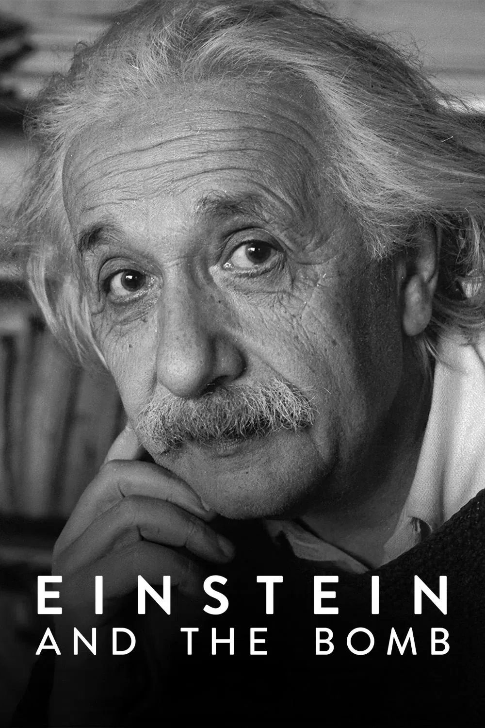 Poster chính thức của phim Phim Tài Liệu, Phim Tâm Lý "Einstein và trái bom" (Einstein and the Bomb - 2024), với sự tham gia của diễn viên Aidan McArdle và Andrew Havill.