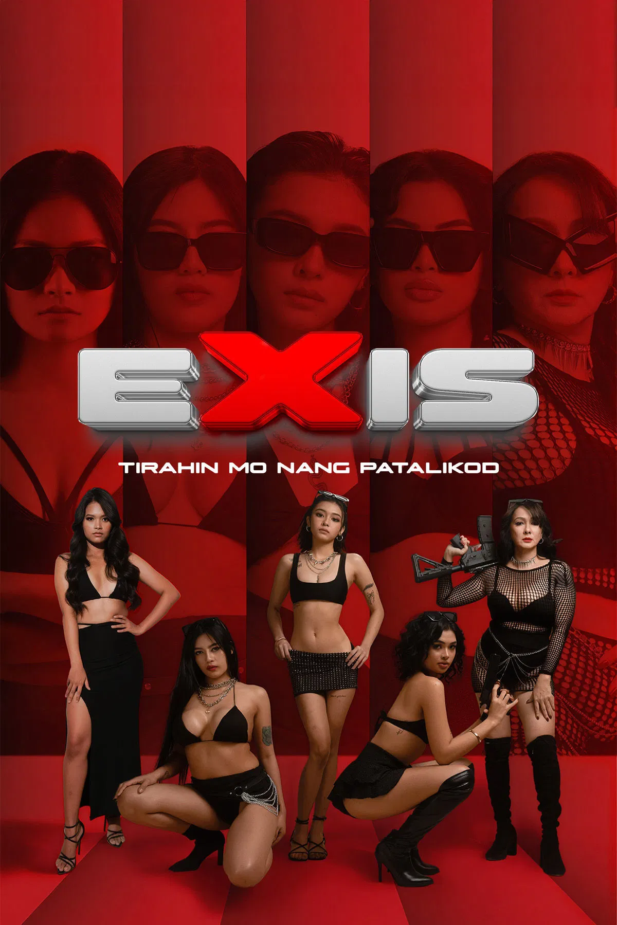 Poster chính thức của phim Phim Tâm Lý "Ekis" (Ekis - 2025), với sự tham gia của diễn viên Angela Morena và Cheena Dizon.
