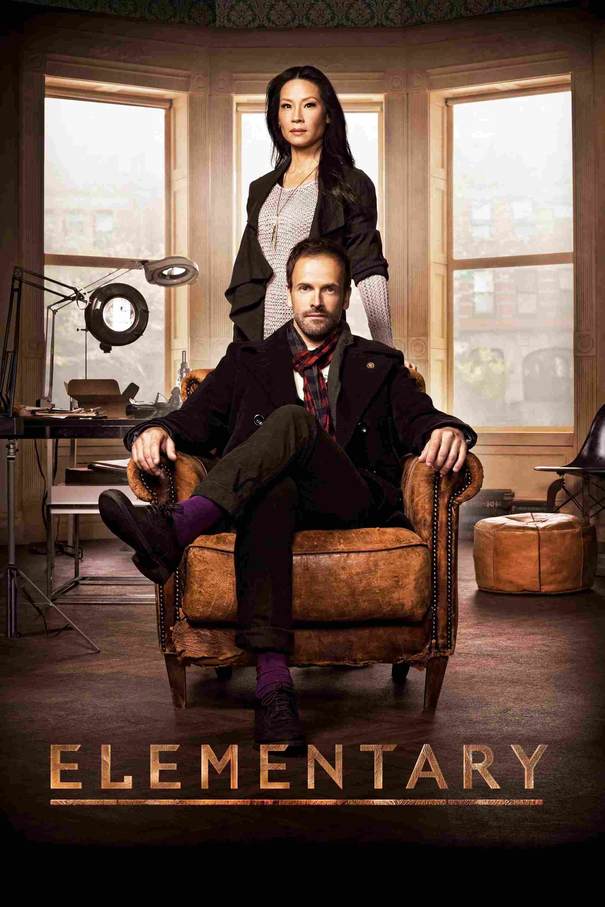 Poster chính thức của phim Phim Tâm Lý, Phim Bí Ẩn "Điều Cơ Bản (Phần 2)" (Elementary - 2012), với sự tham gia của diễn viên Jonny Lee Miller và Lucy Liu.