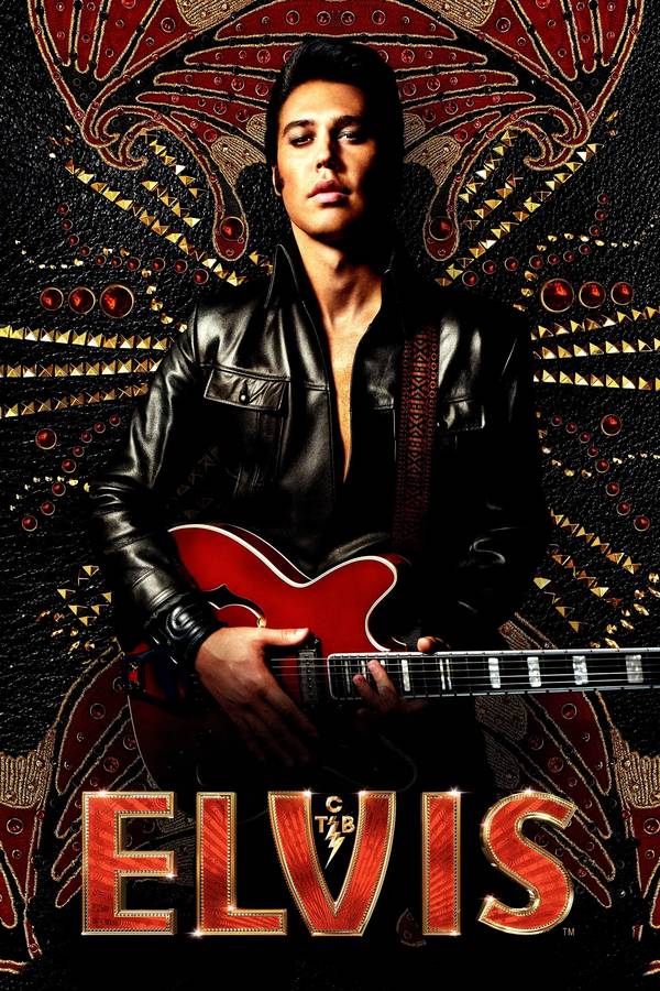 Poster chính thức của phim Phim Tâm Lý, Phim Ca Nhạc "Elvis" (Elvis - 2022), với sự tham gia của diễn viên Austin Butler và Tom Hanks.