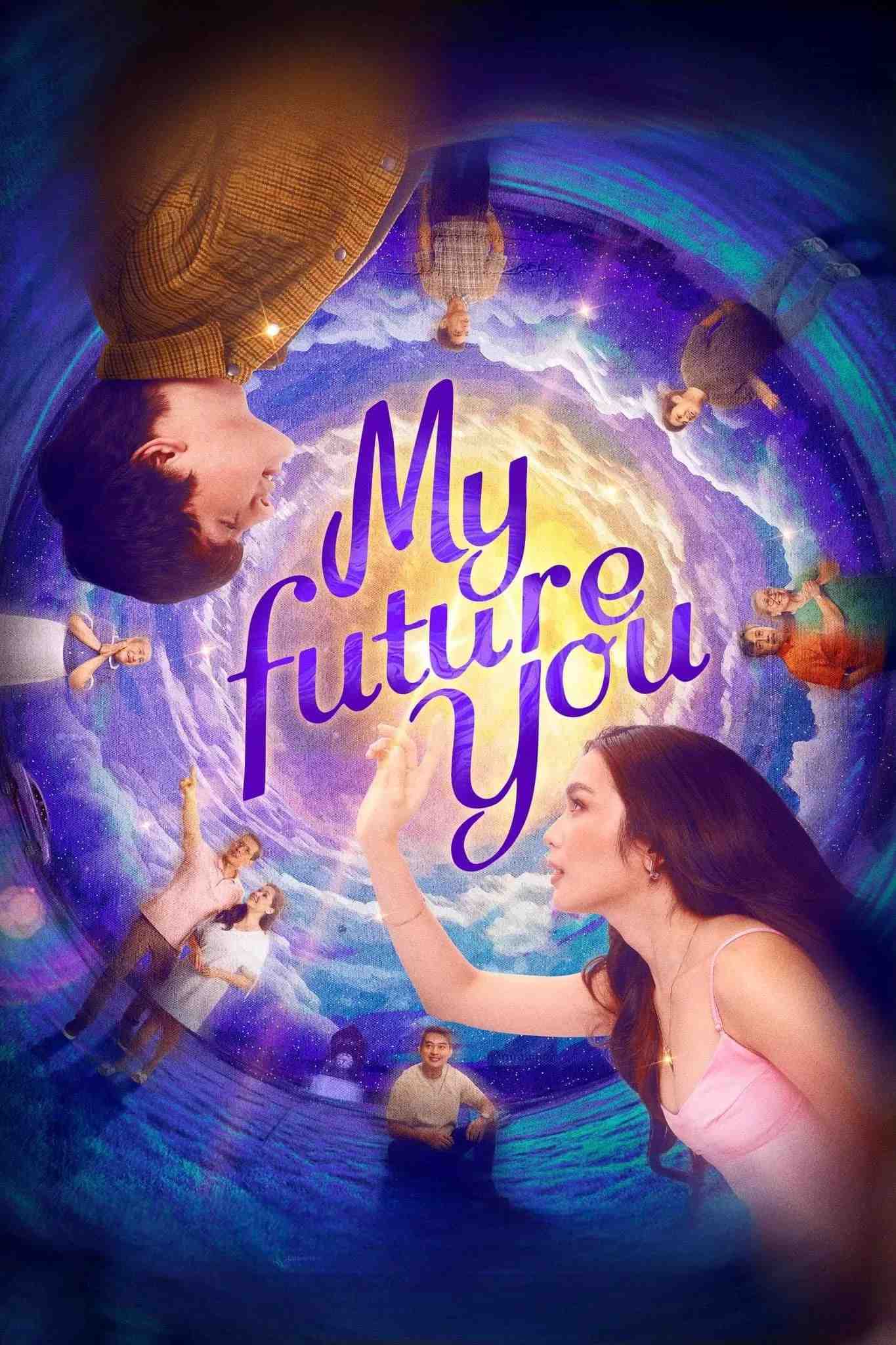 Poster chính thức của phim Phim Tình Cảm, Phim Hài "Em của Tương Lai" (My Future You - 2024), với sự tham gia của diễn viên Francine Diaz và Seth Fedelin.
