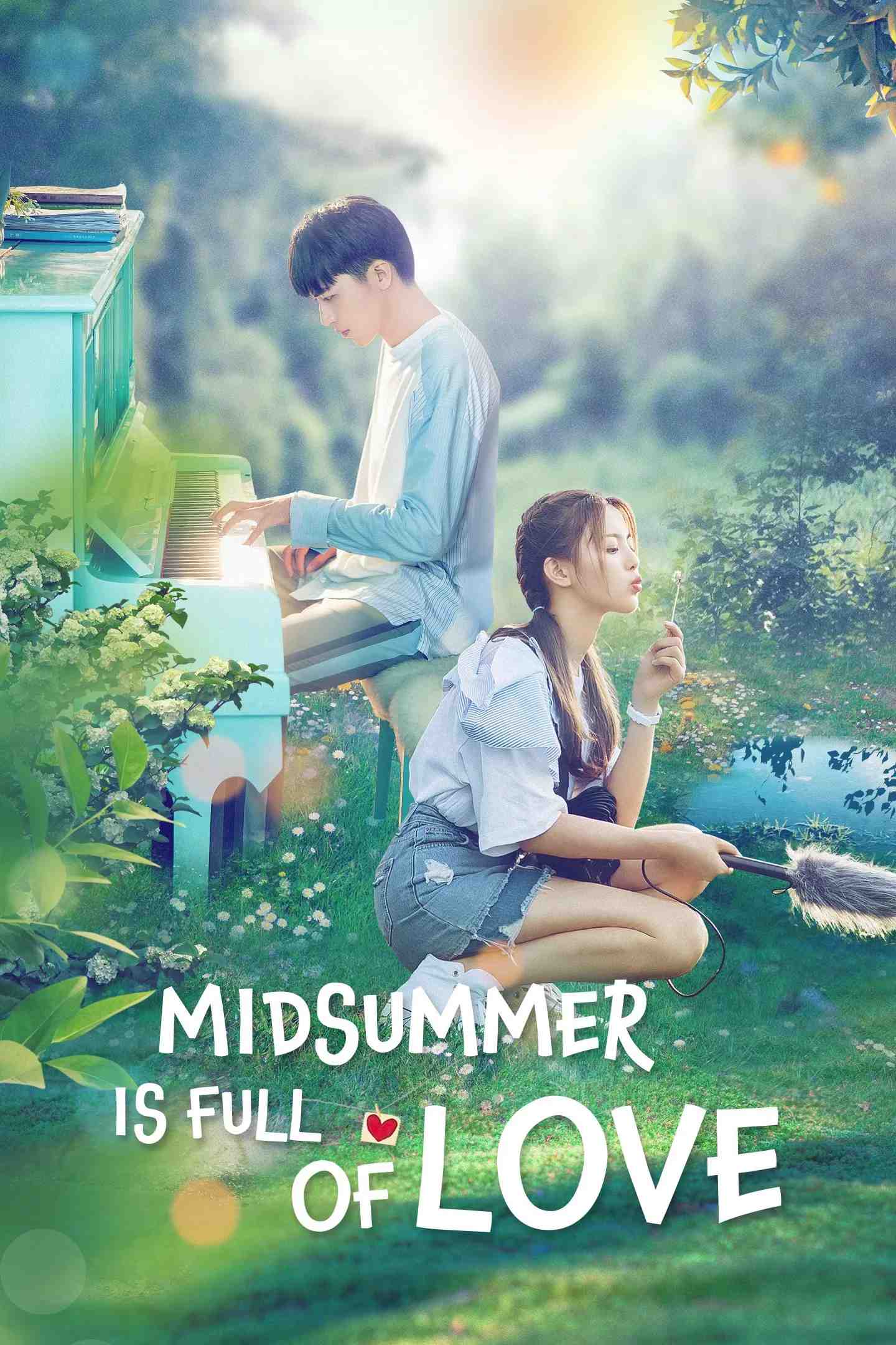Poster chính thức của phim Phim Tâm Lý "Em Đến Cùng Mùa Hè" (Midsummer is Full of Love - 2020), với sự tham gia của diễn viên Dương Siêu Việt và Timmy Xu.