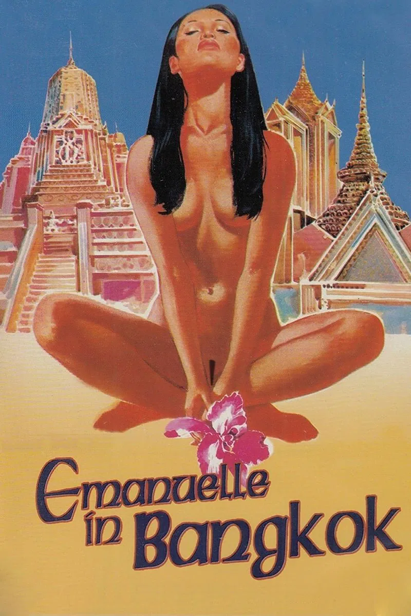 Poster chính thức của phim Phim Tâm Lý, Phim Tình Cảm "Emanuelle nera: Orient reportage" (Emanuelle in Bangkok - 1976), với sự tham gia của diễn viên Laura Gemser và Gabriele Tinti.