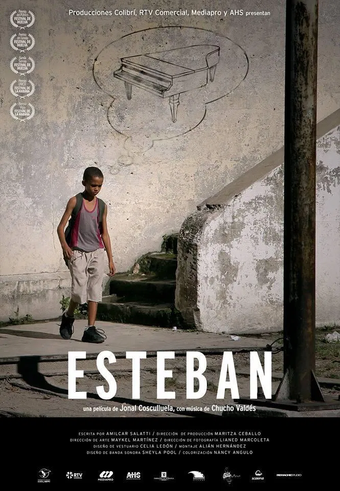 Poster chính thức của phim Phim Tâm Lý "Esteban" (Esteban - 2016), với sự tham gia của diễn viên Yuliet Cruz và Raúl Pomares.