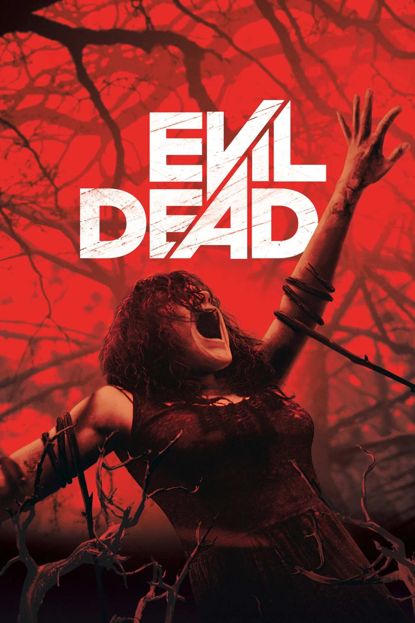 Poster chính thức của phim Phim Kinh Dị "Evil Dead" (Evil Dead - 2013), với sự tham gia của diễn viên Jane Levy và Shiloh Fernandez.