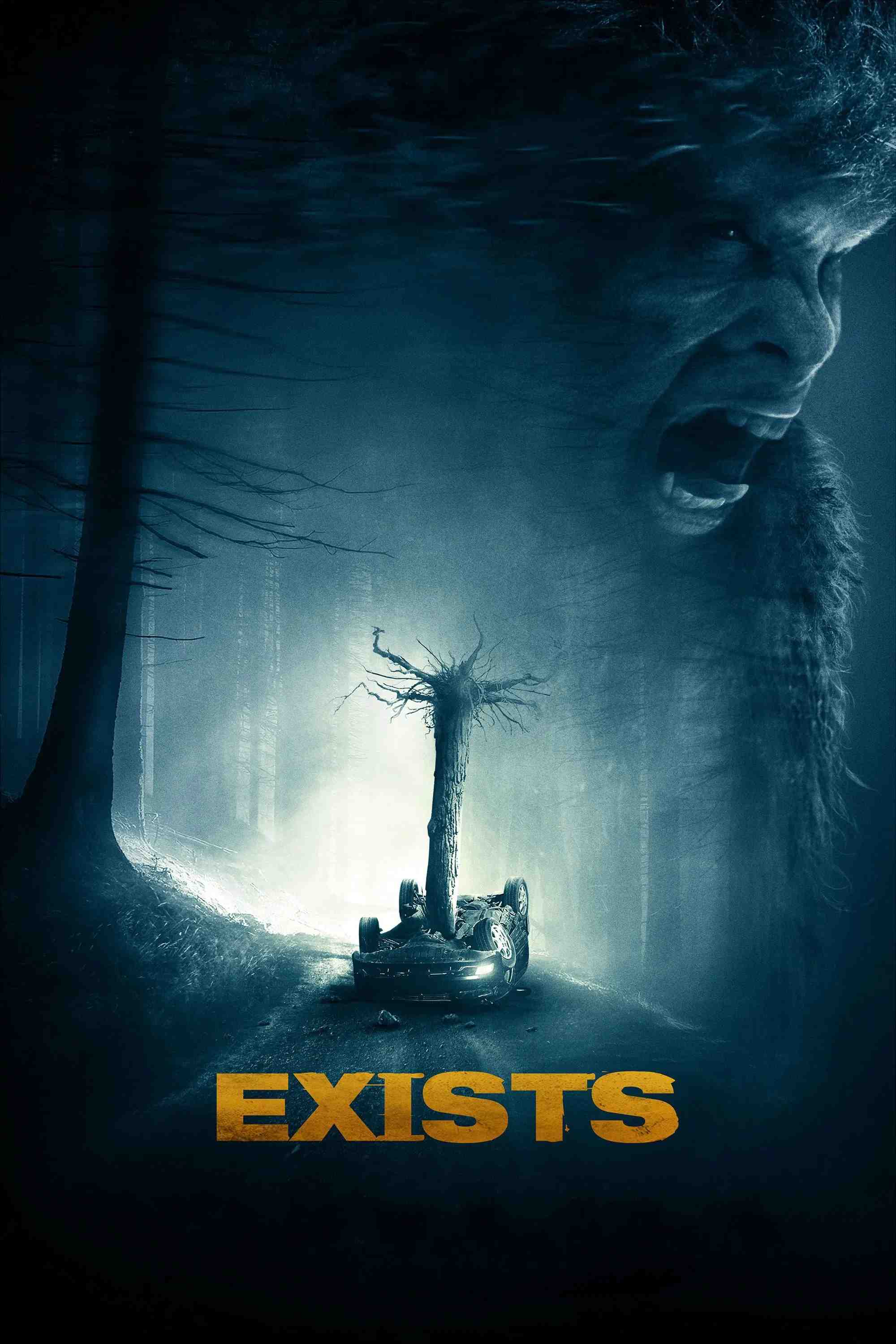 Poster chính thức của phim Phim Kinh Dị "Exists" (Exists - 2014), với sự tham gia của diễn viên Denise Williamson và Samuel Davis.