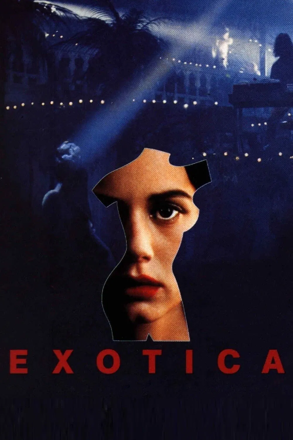 Poster chính thức của phim Phim Tâm Lý "Exotica" (Exotica - 1994), với sự tham gia của diễn viên Bruce Greenwood và Mia Kirshner.