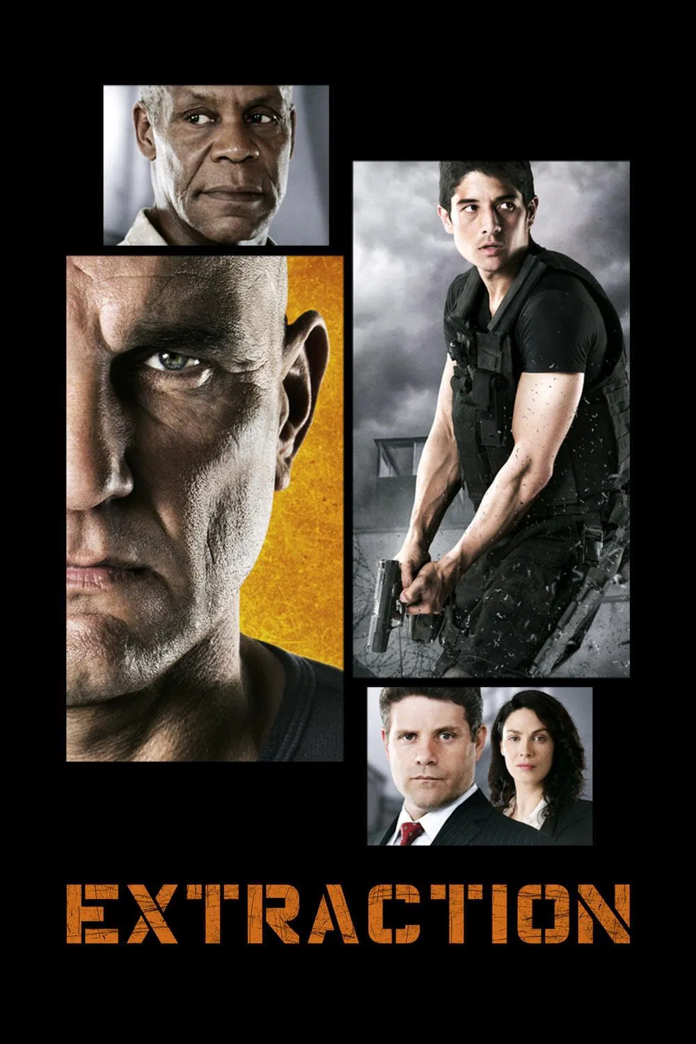 Poster chính thức của phim Phim Hành Động "Extraction" (Extraction - 2013), với sự tham gia của diễn viên Jonathan Patrick Foo và Danny Glover.
