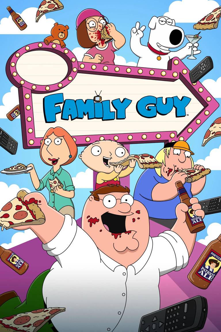 Poster chính thức của phim Phim Hoạt Hình, Phim Hài "Family Guy (Phần 4)" (Family Guy - 1999), với sự tham gia của diễn viên Seth MacFarlane và Alex Borstein.