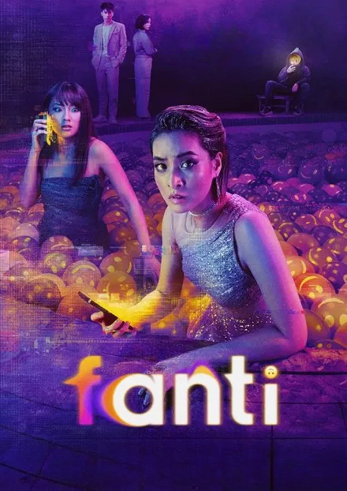 Poster chính thức của phim Phim Tâm Lý, Phim Giật Gân "Fanti" (Fanti - 2023), với sự tham gia của diễn viên Nguyễn Lâm Thảo Tâm và Hồ Thu Anh.