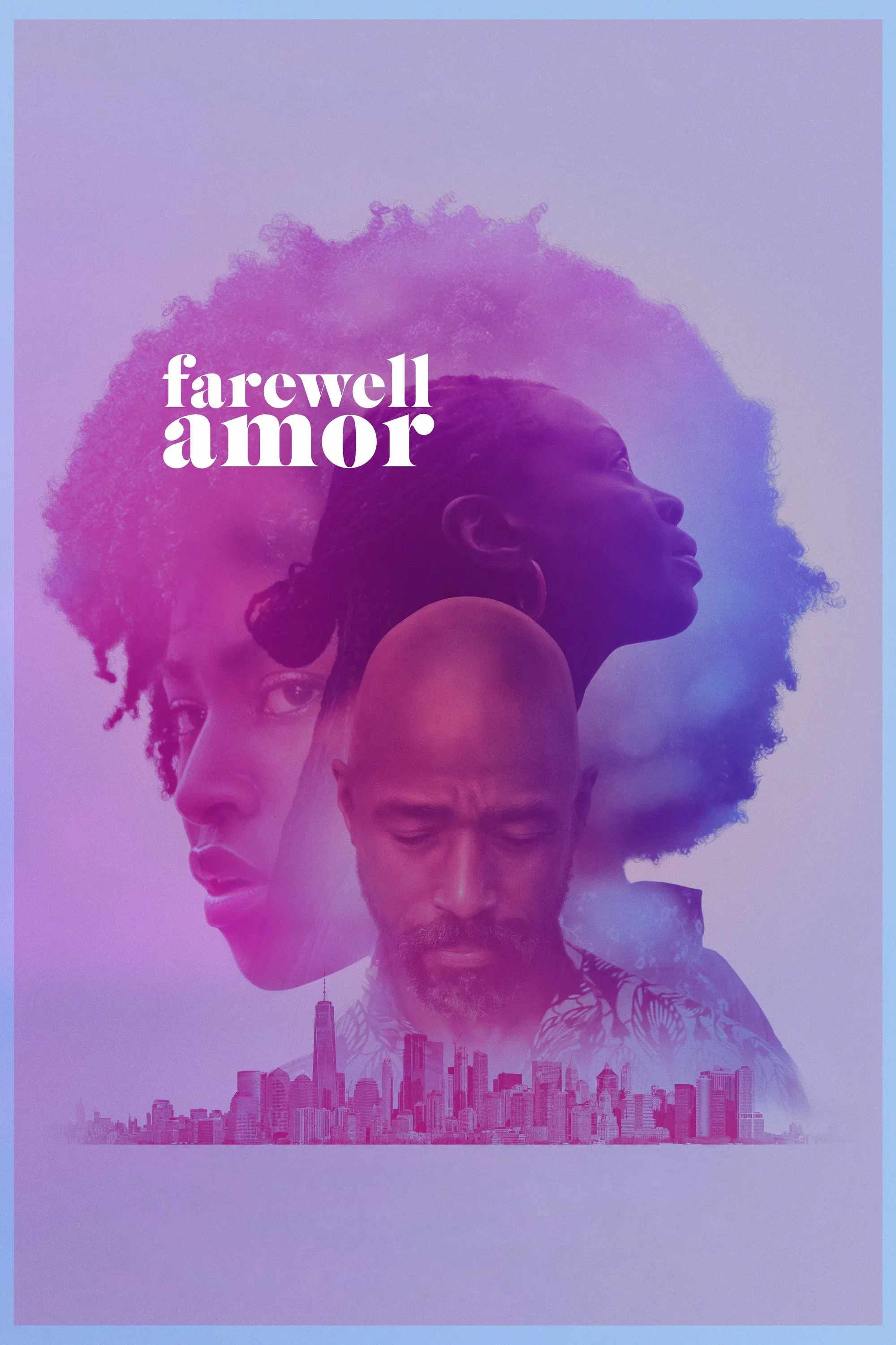 Poster chính thức của phim Phim Tình Cảm, Phim Tâm Lý "Farewell Amor" (Farewell Amor - 2020), với sự tham gia của diễn viên Ntare Guma Mbaho Mwine và Zainab Jah.