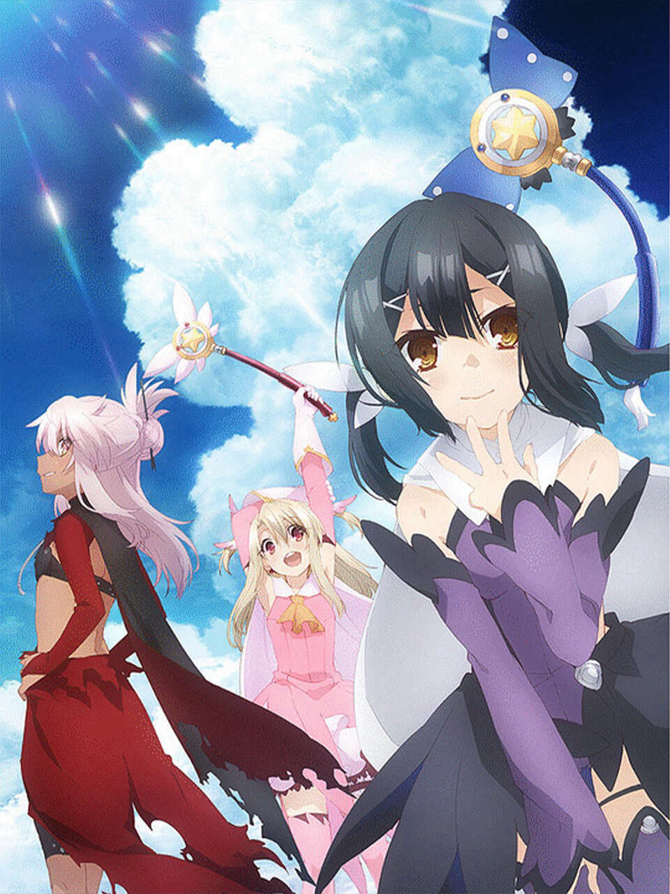 Poster chính thức của phim Phim Hoạt Hình, Phim Giả Tượng "Fate/kaleid liner Thiếu nữ ma pháp - Illya 2wei Herz!" (Fate/kaleid liner Prisma☆Illya: Dance at the Sports Festival! - 2014), với sự tham gia của diễn viên Mai Kadowaki và Kaori Nazuka.