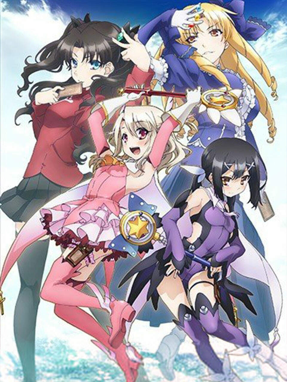 Poster chính thức của phim Phim Hài, Phim Hoạt Hình "Fate/kaleid liner Thiếu nữ ma pháp - Illya" (Fate/kaleid liner Prisma☆Illya: Prisma☆Phantasm - 2019), với sự tham gia của diễn viên Mai Kadowaki và Kaori Nazuka.