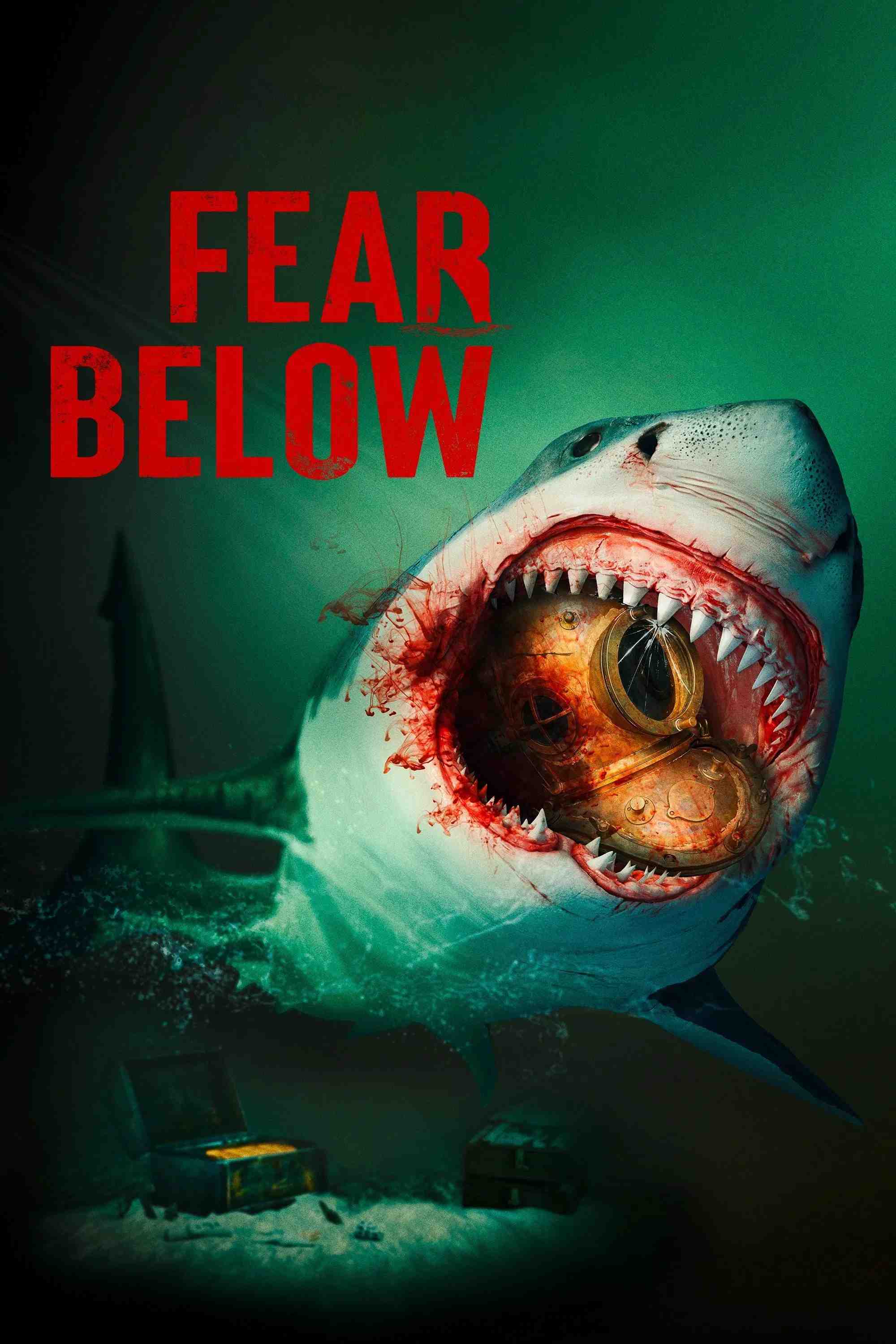 Poster chính thức của phim Phim Kinh Dị, Phim Hành Động "Fear Below" (Fear Below - 2025), với sự tham gia của diễn viên Hermione Corfield và Jake Ryan.